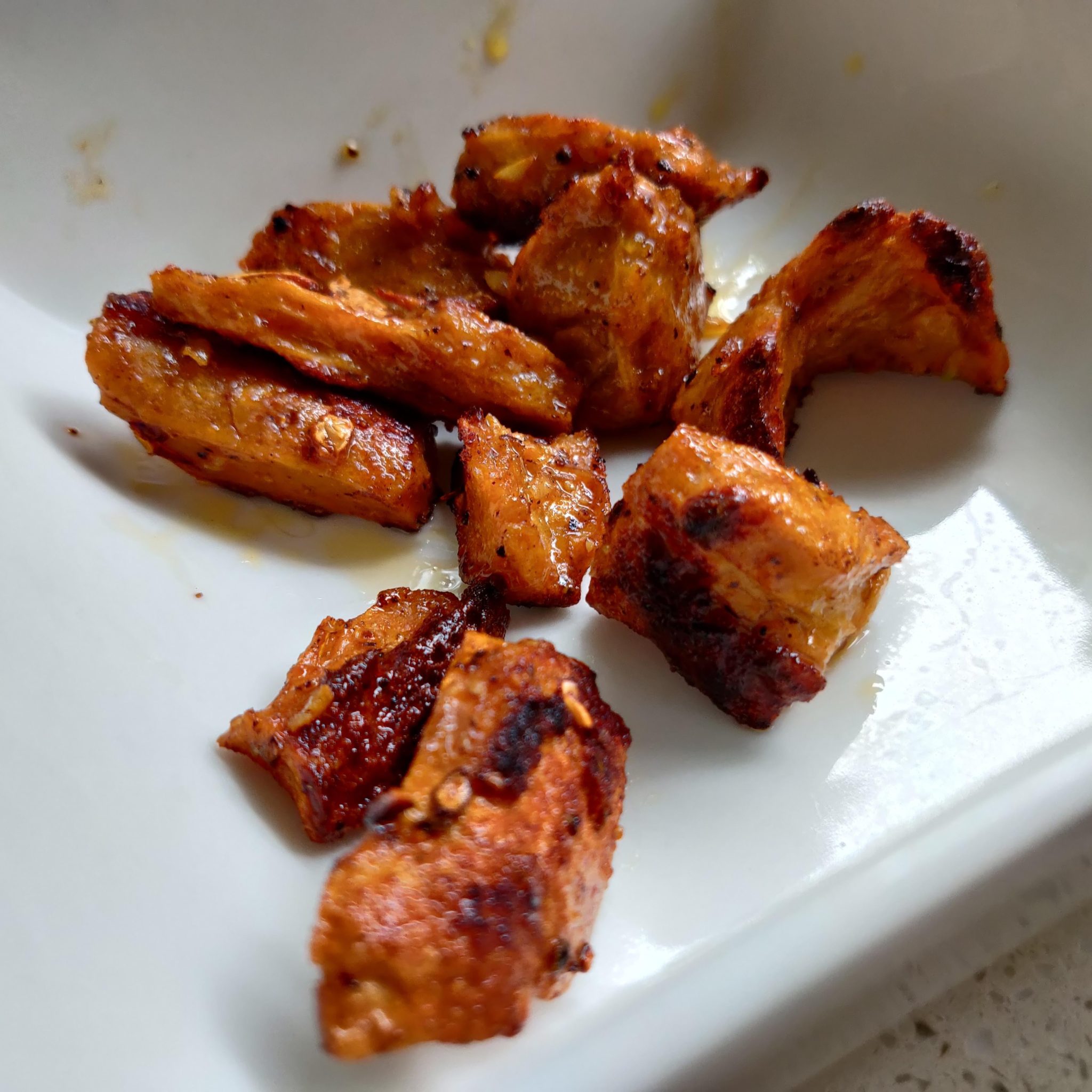 Made eggplant parmigiana! Used panko instead of normal breadcrumbs too