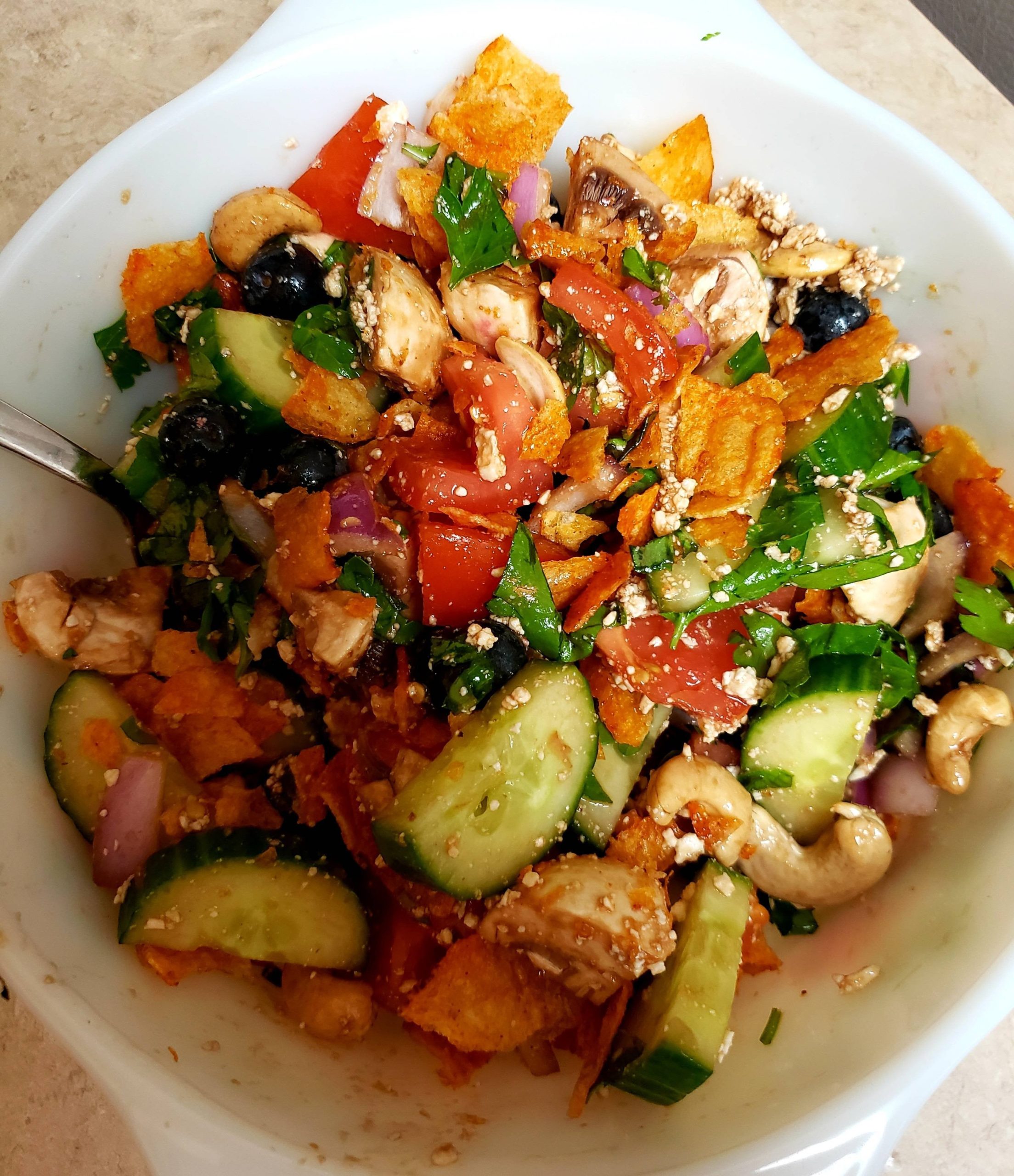 I made a weird salad but I stand by it Dining and Cooking