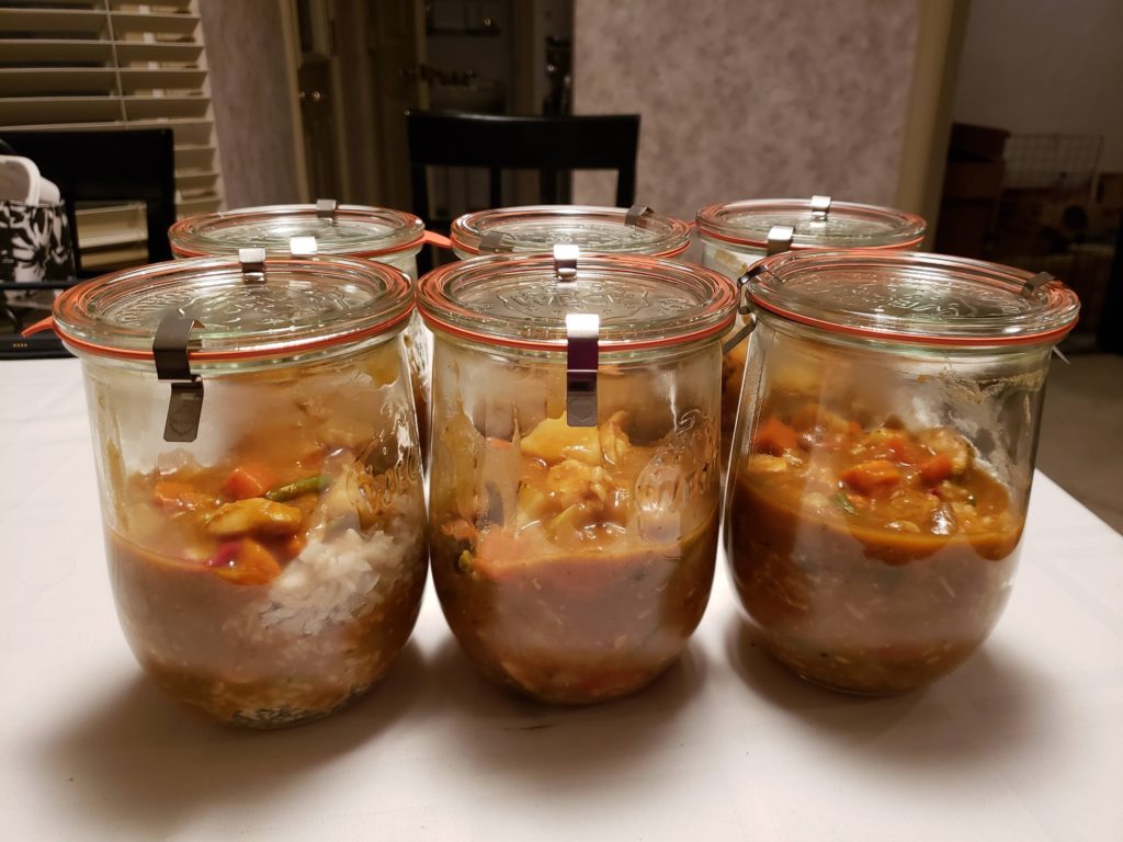 Japanese Curry Rice... I ran out of containers...