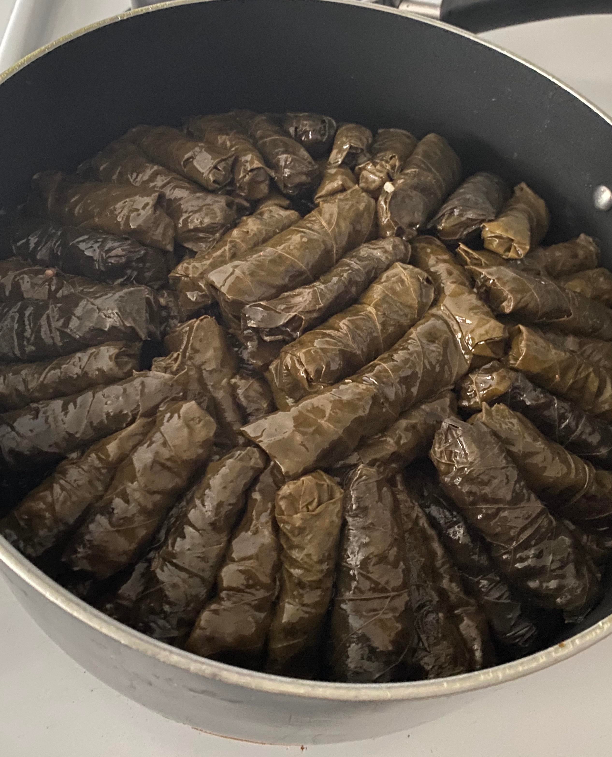 Lebanese Stuffed Grape Leaves Dining and Cooking