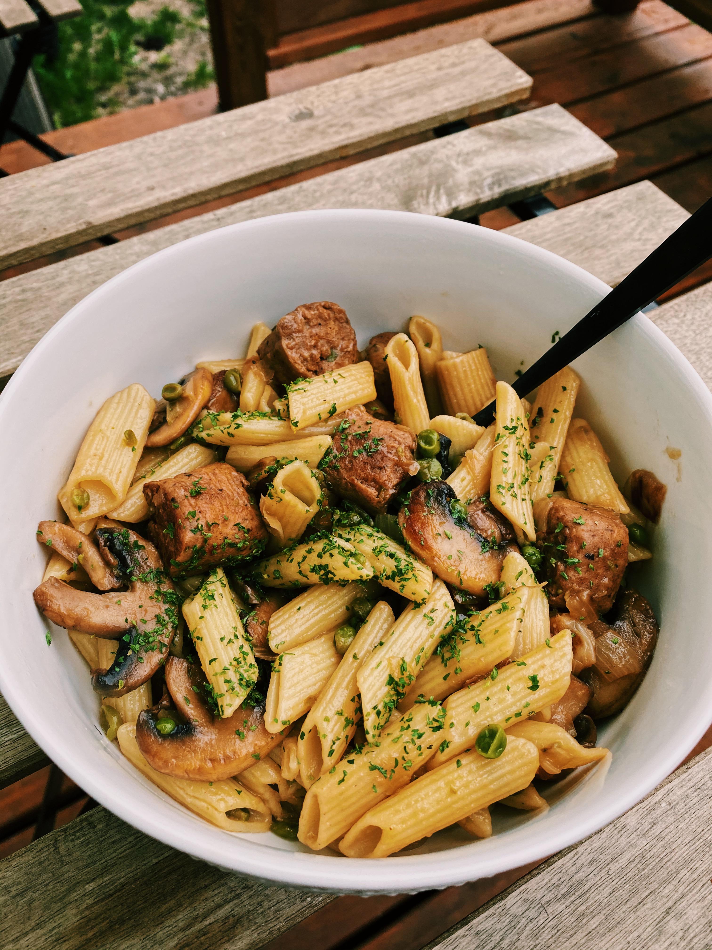 New beyond meat sausage is delicious! Dining and Cooking