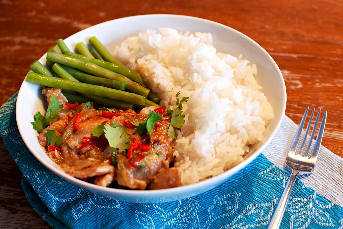 Vietnamese Caramelized Ginger Chicken, from "A Bird in the Hand", by