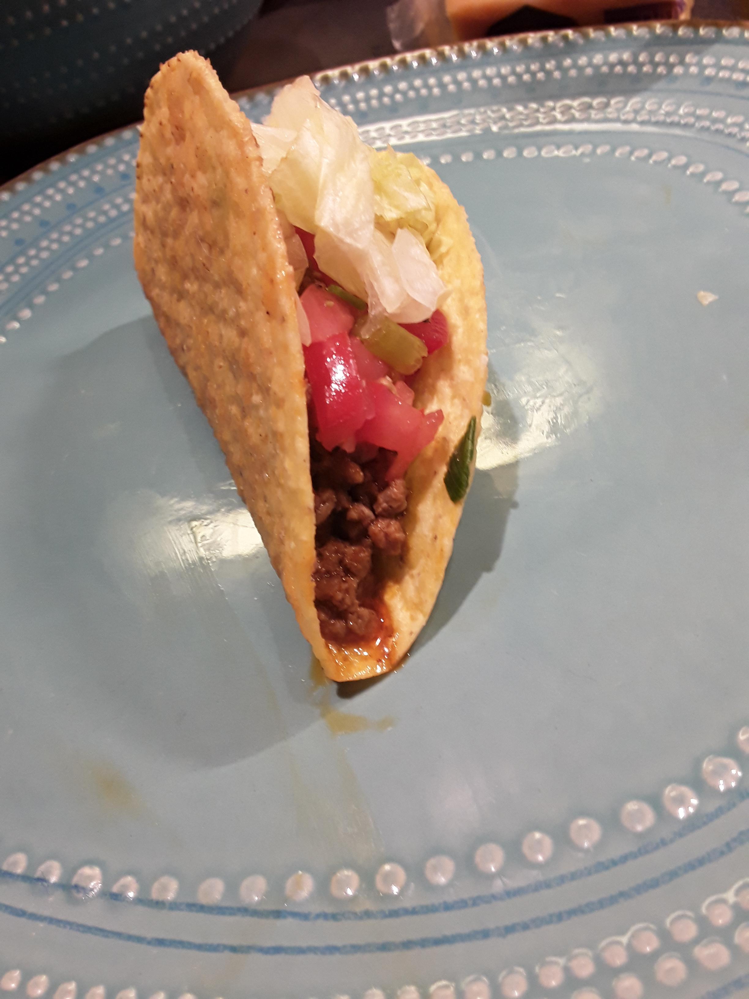 Delicious Taco With Beef, Fresh Tomato, and Lettuce Dining and Cooking