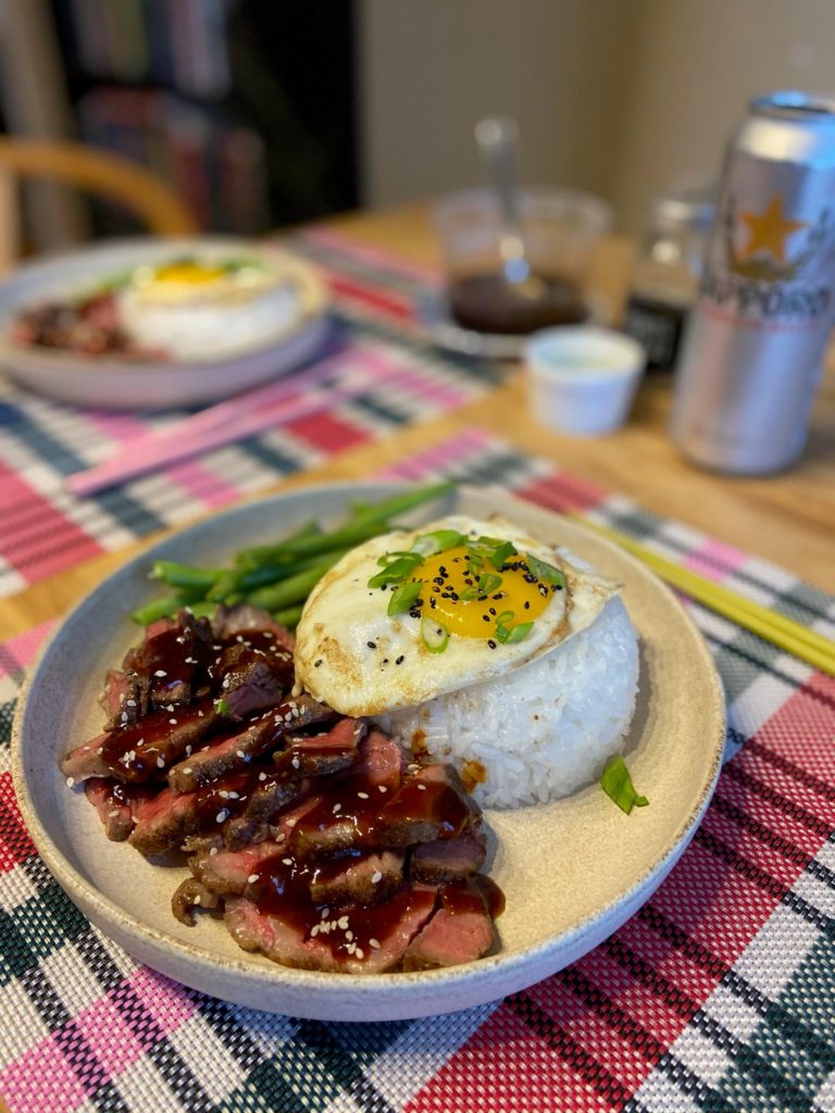 Sous vide beef bottom blade roast: 6h @ 135, seven with homemade bulgogi sauce