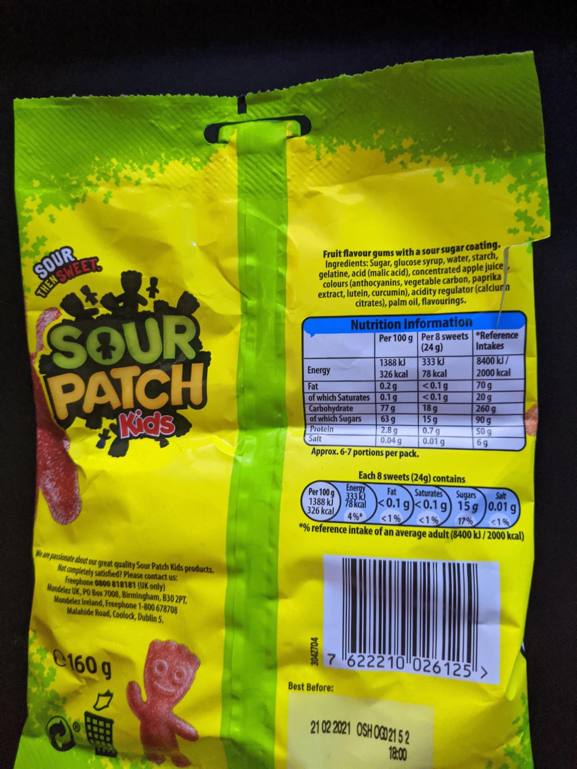 Sour patch kids aren't vegetarian anymore. Dining and Cooking