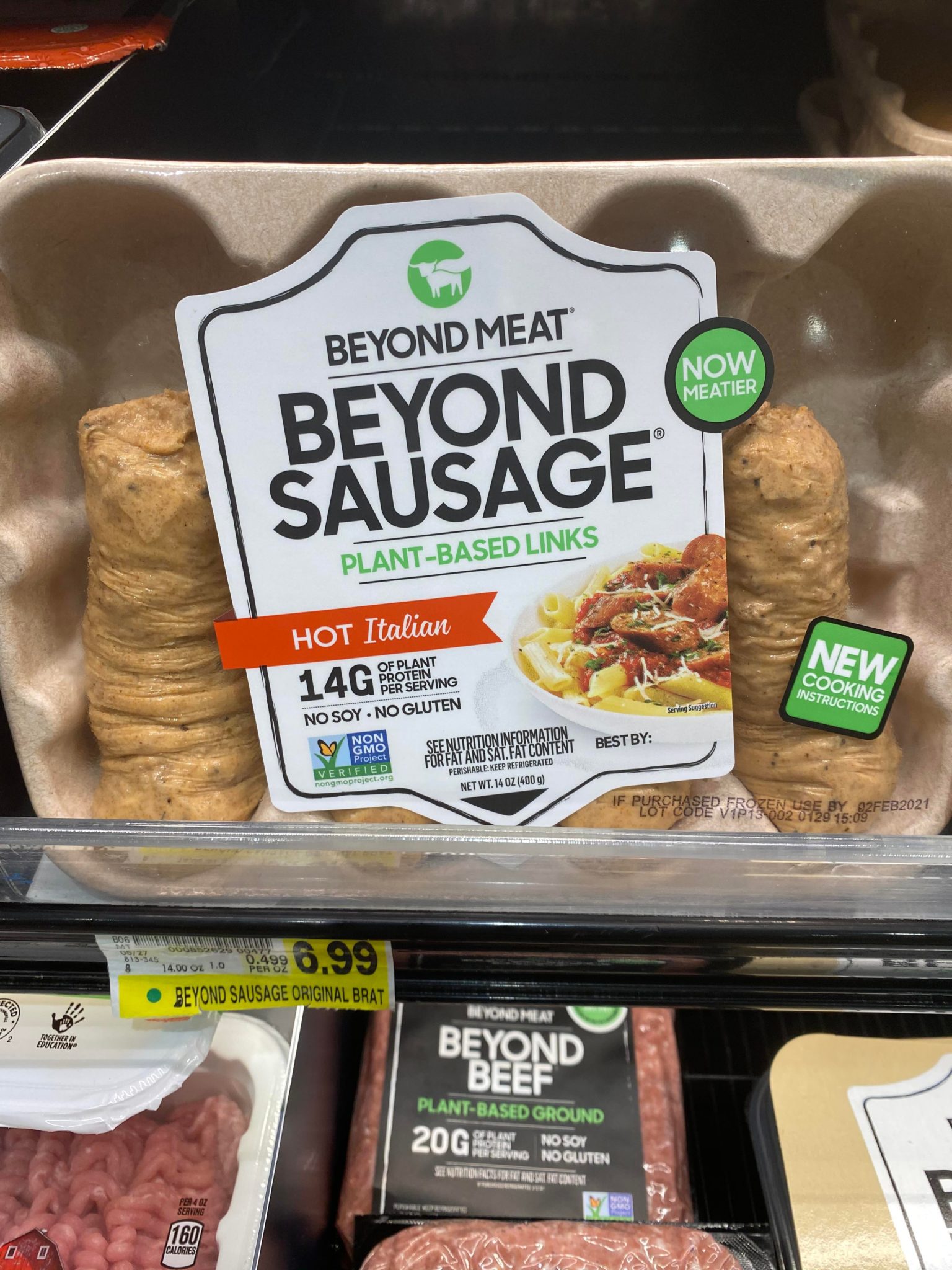 Vegetarian "Mega Protein" sandwich. Quorn 'ham's mycoprotein and an egg