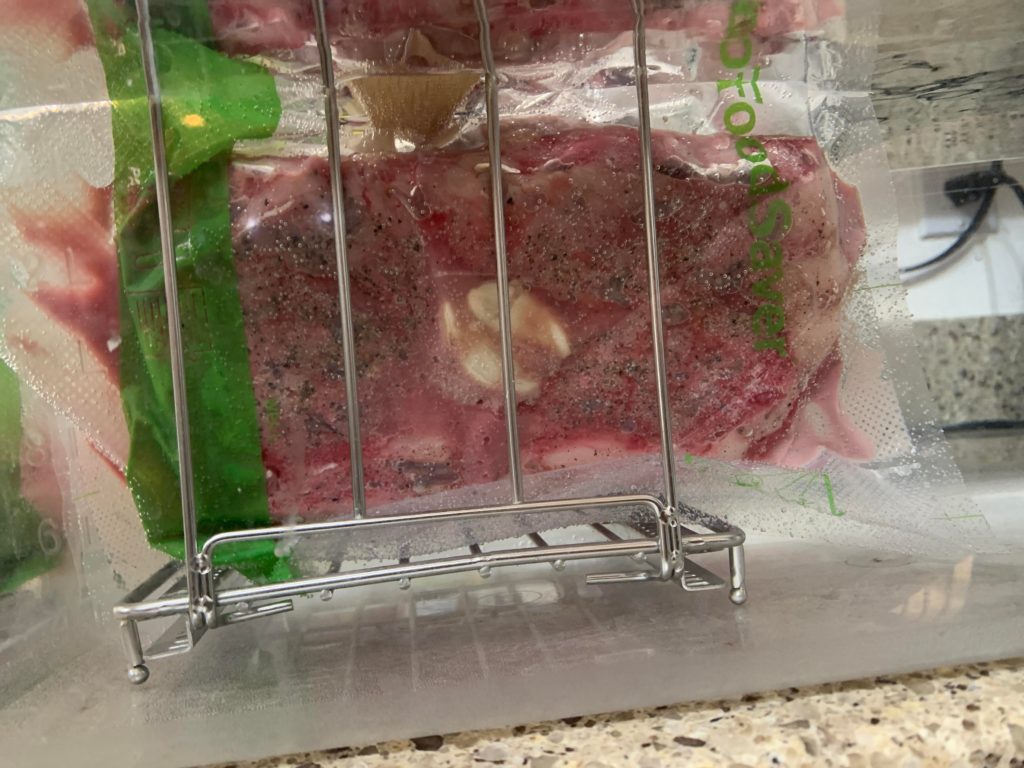 I’ve been sous videing for about 4 years. Has anyone else ever seen a steak not get like that grayish tinge? This is a Ribeye about 1 lb set to 130F and has been in about 45 mins out of 2 hours. I’m concerned there is something wrong?