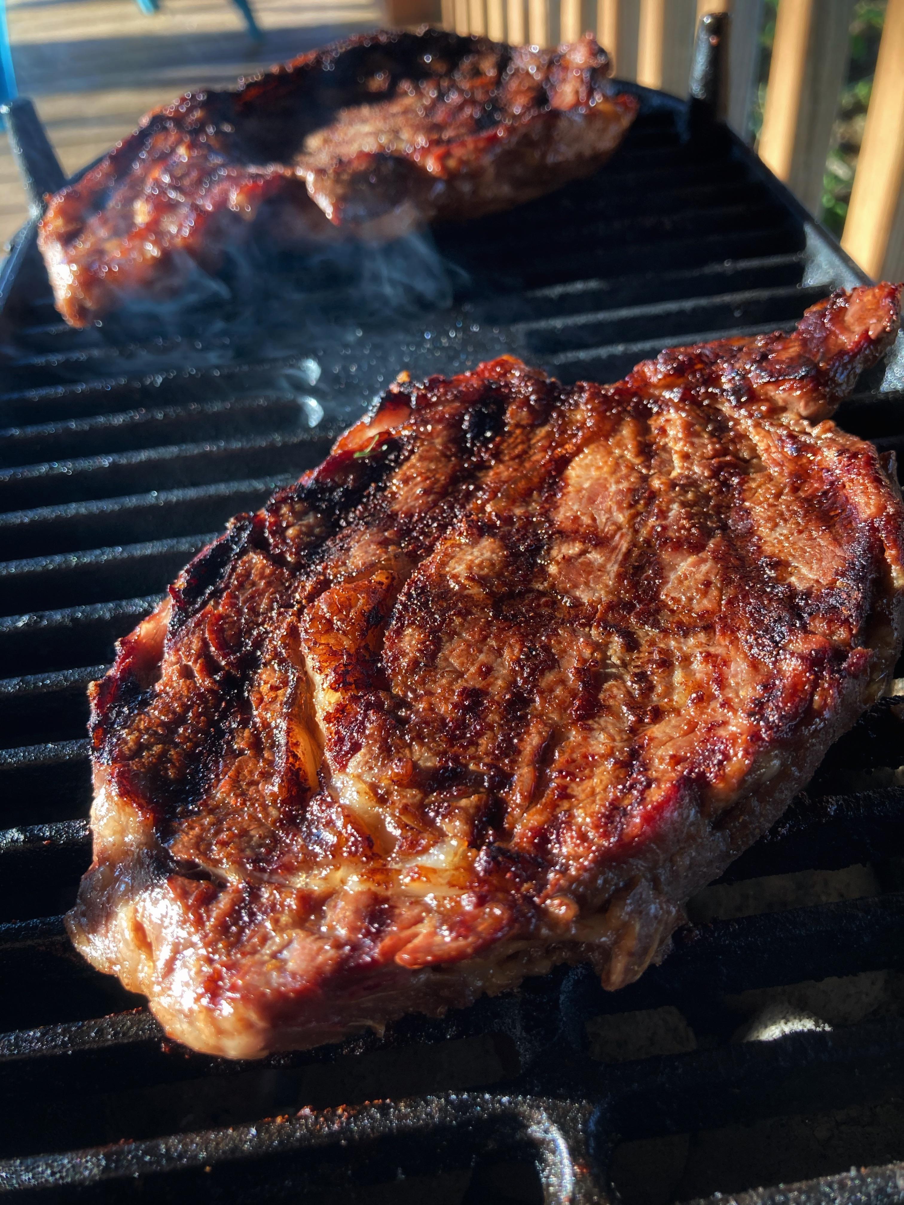 cooking on the barbie