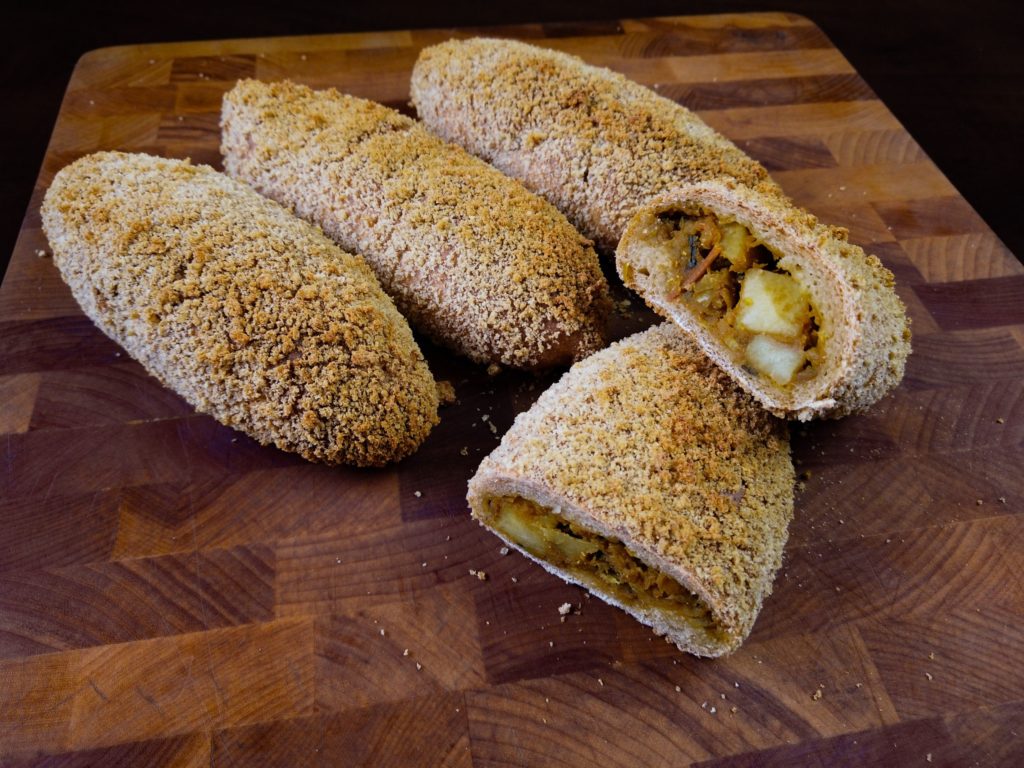 Crispy Baked Japanese Curry Buns