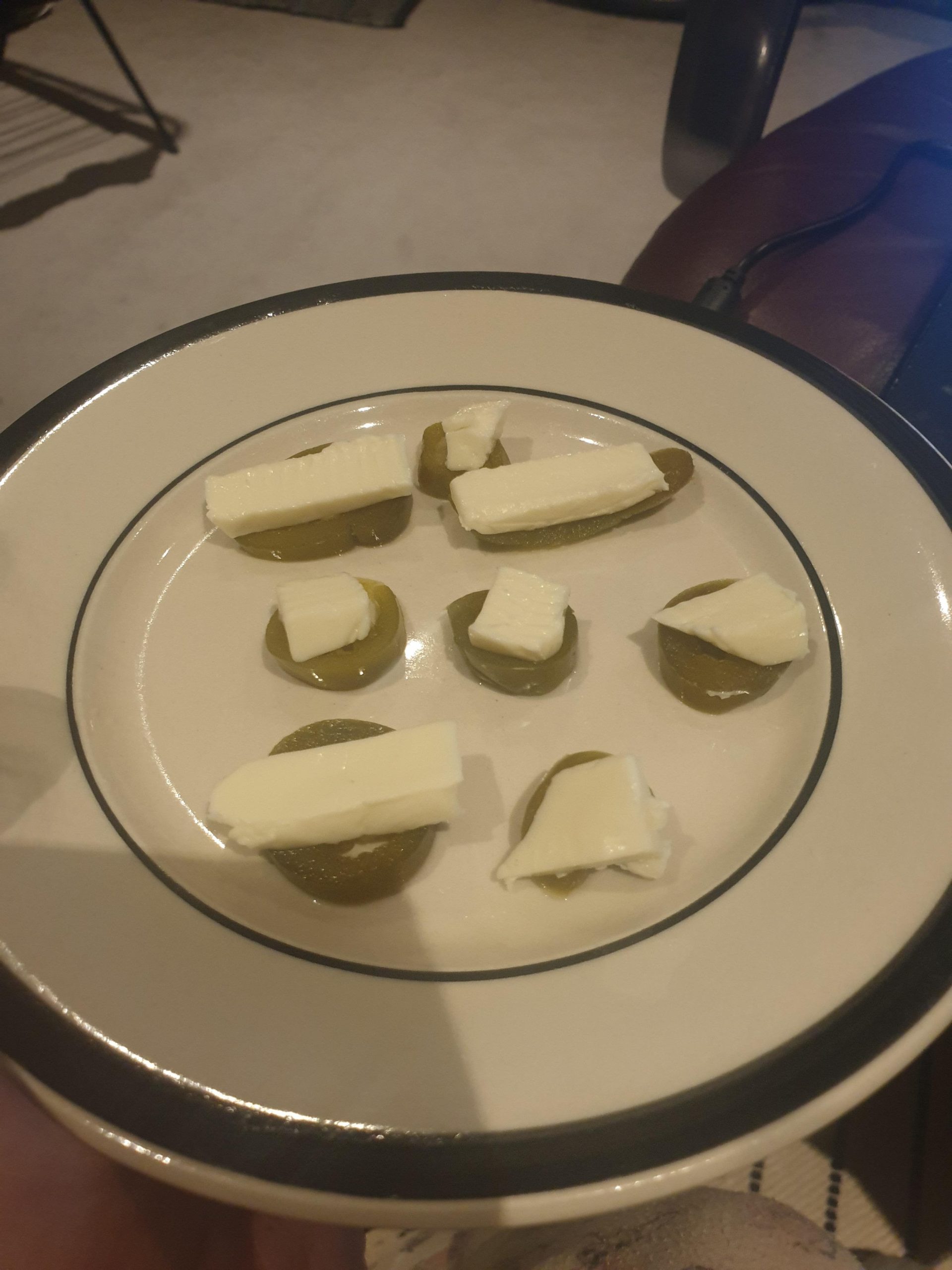 I call these ''sad jalapeno poppers'' laughing cow light and picked