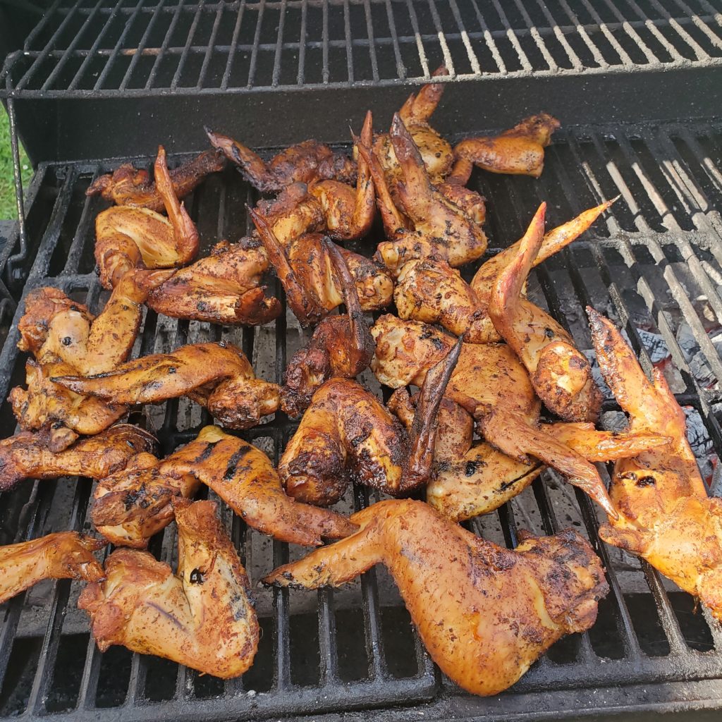 Hickory smoked wings!