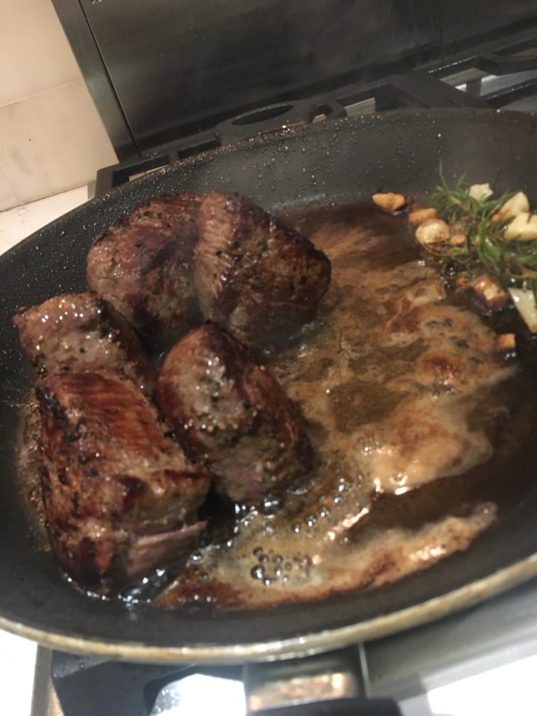 First time cooking steak!! How did I do?