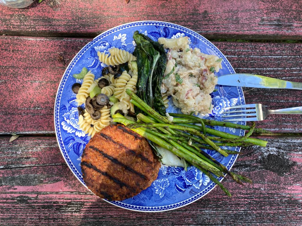 Pretty proud of this plating situation. Food wasn’t too bad either.