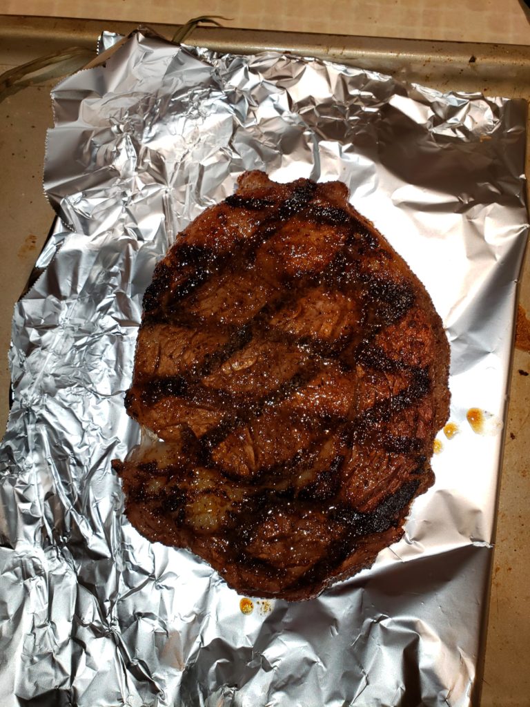 Steak competition practice.