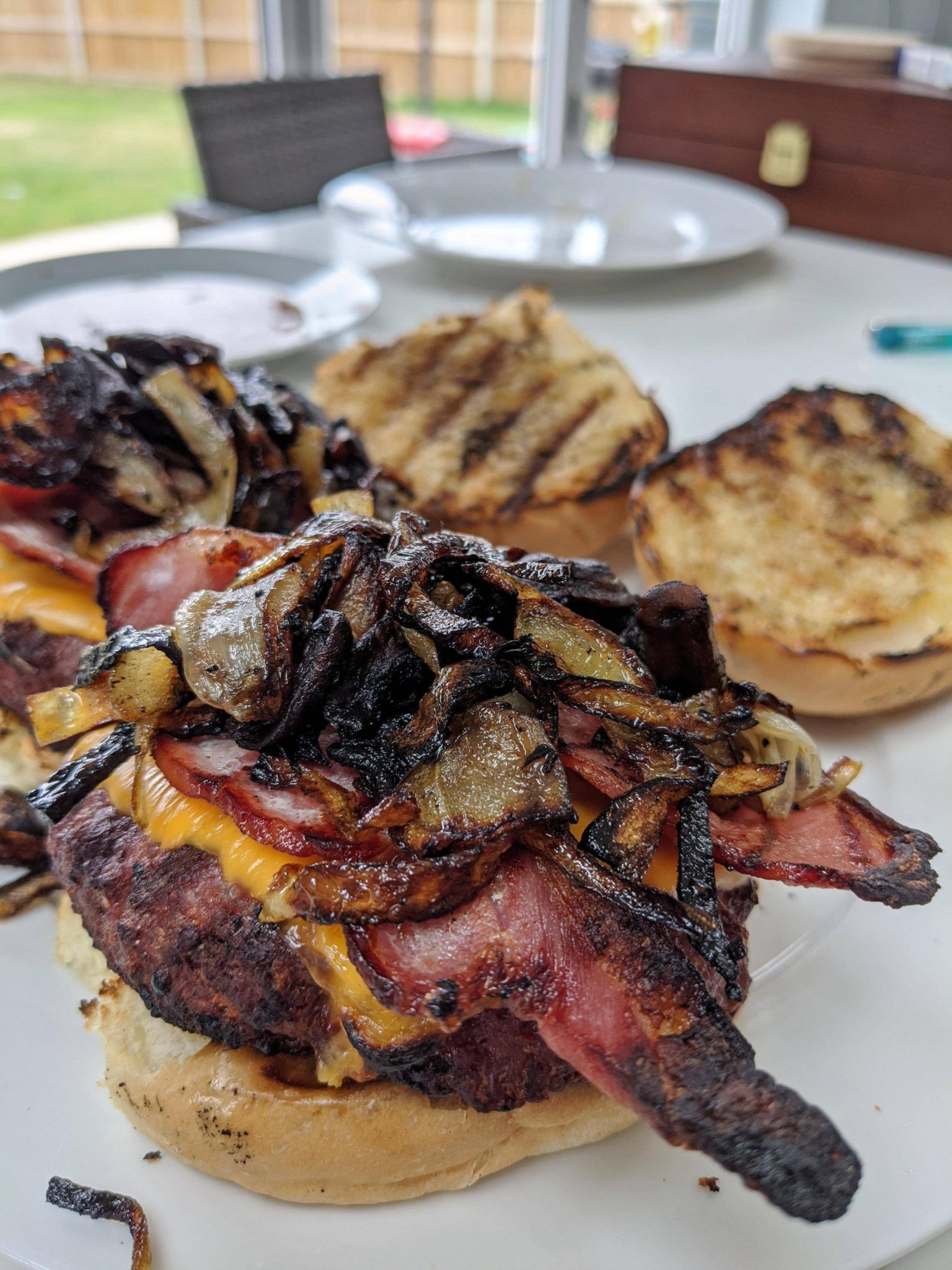 Smoked some Armadillo Eggs (meat church) recipe because I’m worth it