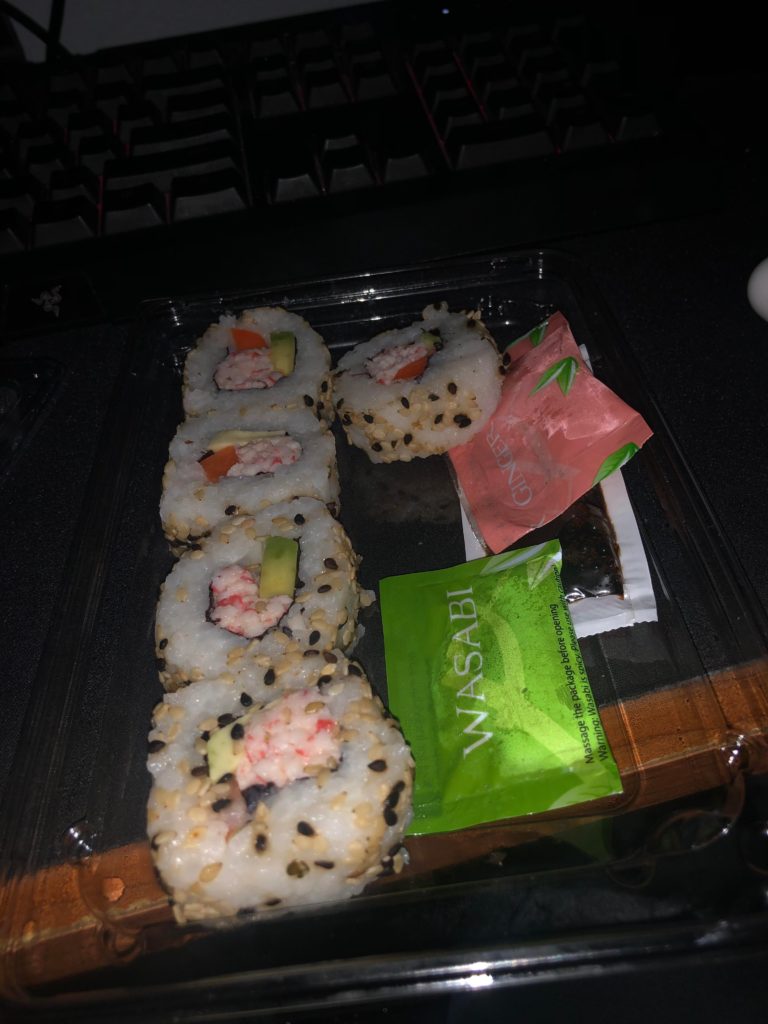 And thats the last time I buy sushi from 7-11
