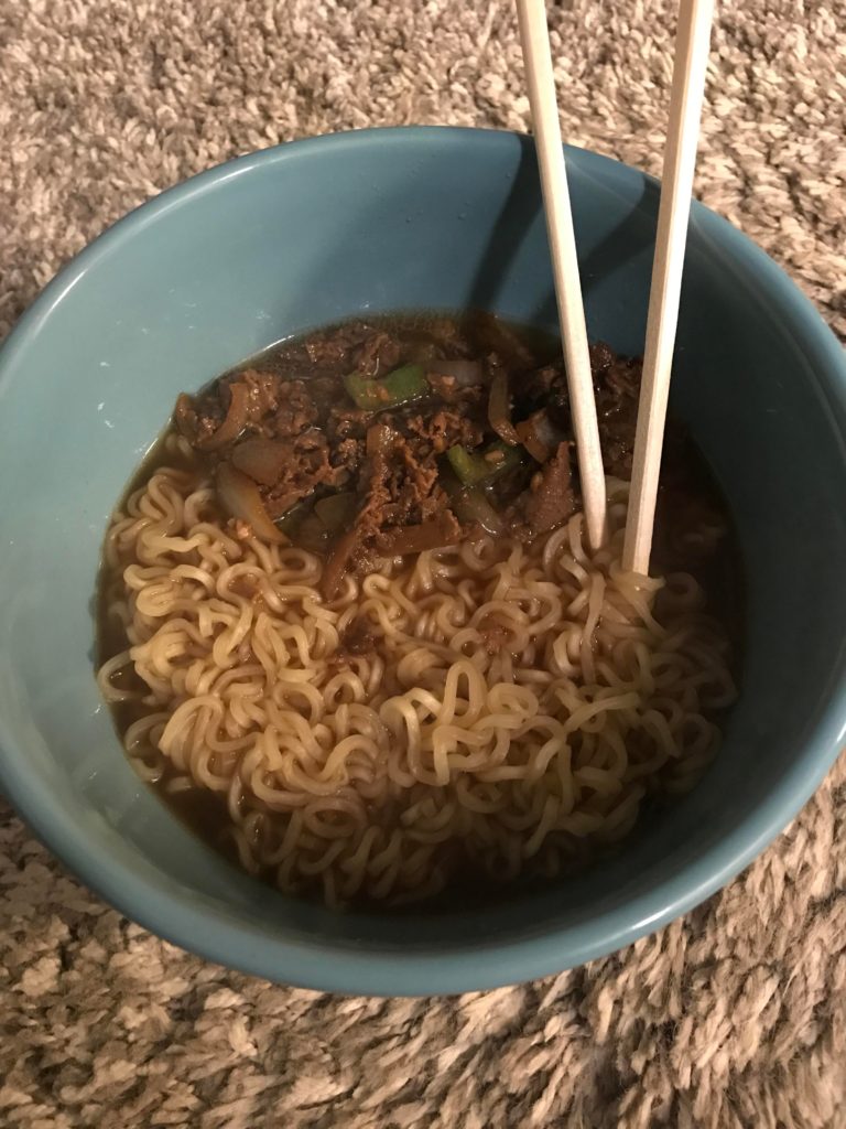 (Homemade) Japanese beef ramen