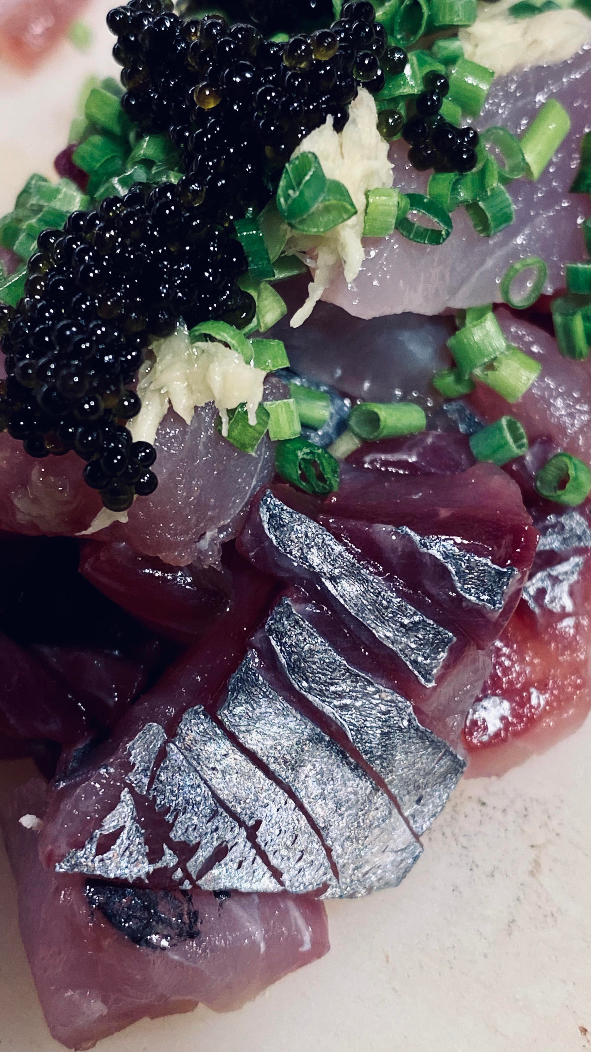 Mackerel Sashimi & Ginger Japonês in Coimbra, Portugal Dining and