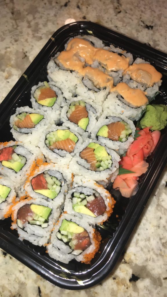 Trying a new local sushi joint!!