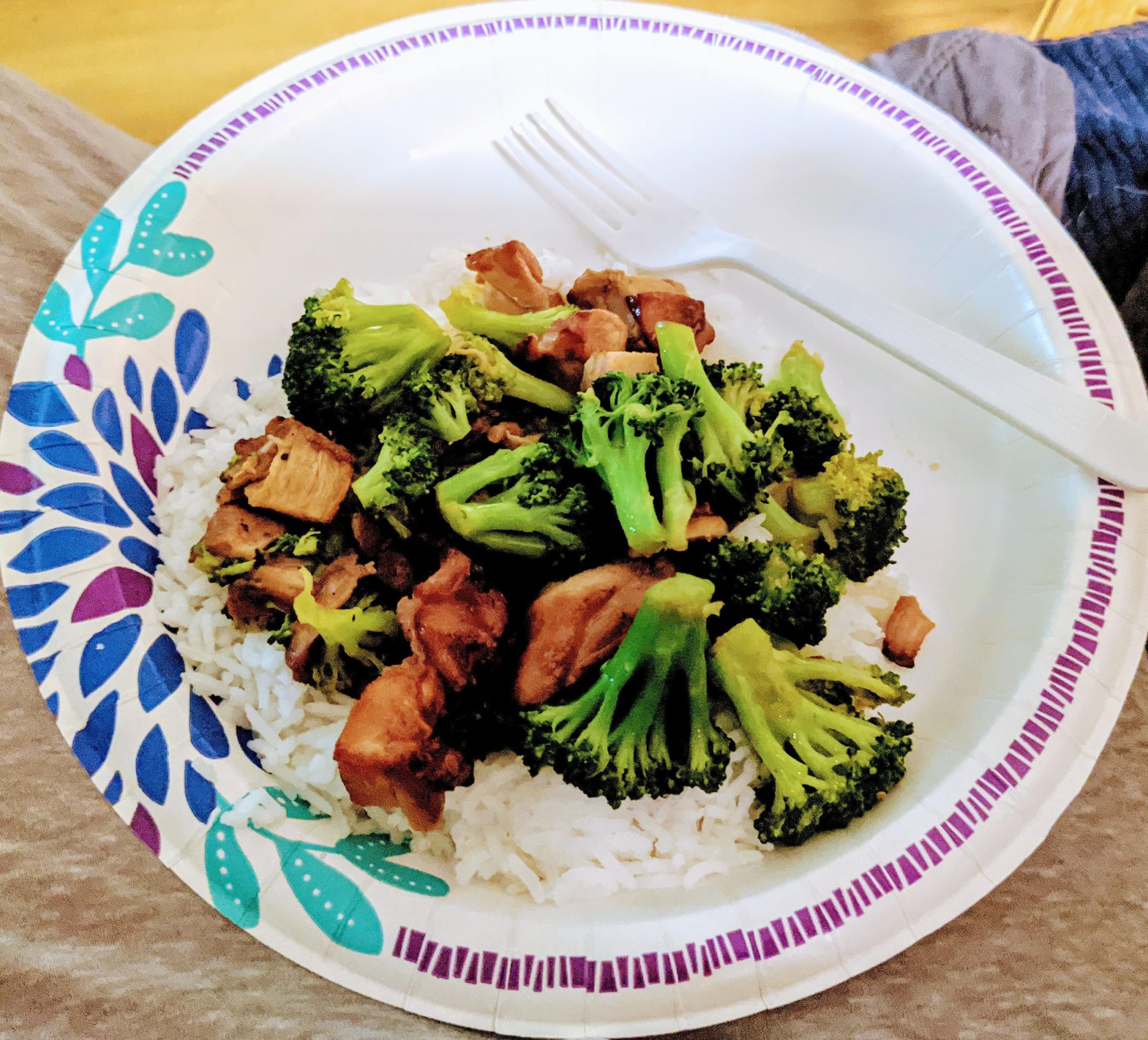 Teriyaki Chicken W/Broccoli and Rice. 361 Cal. Ingredients from TJ's
