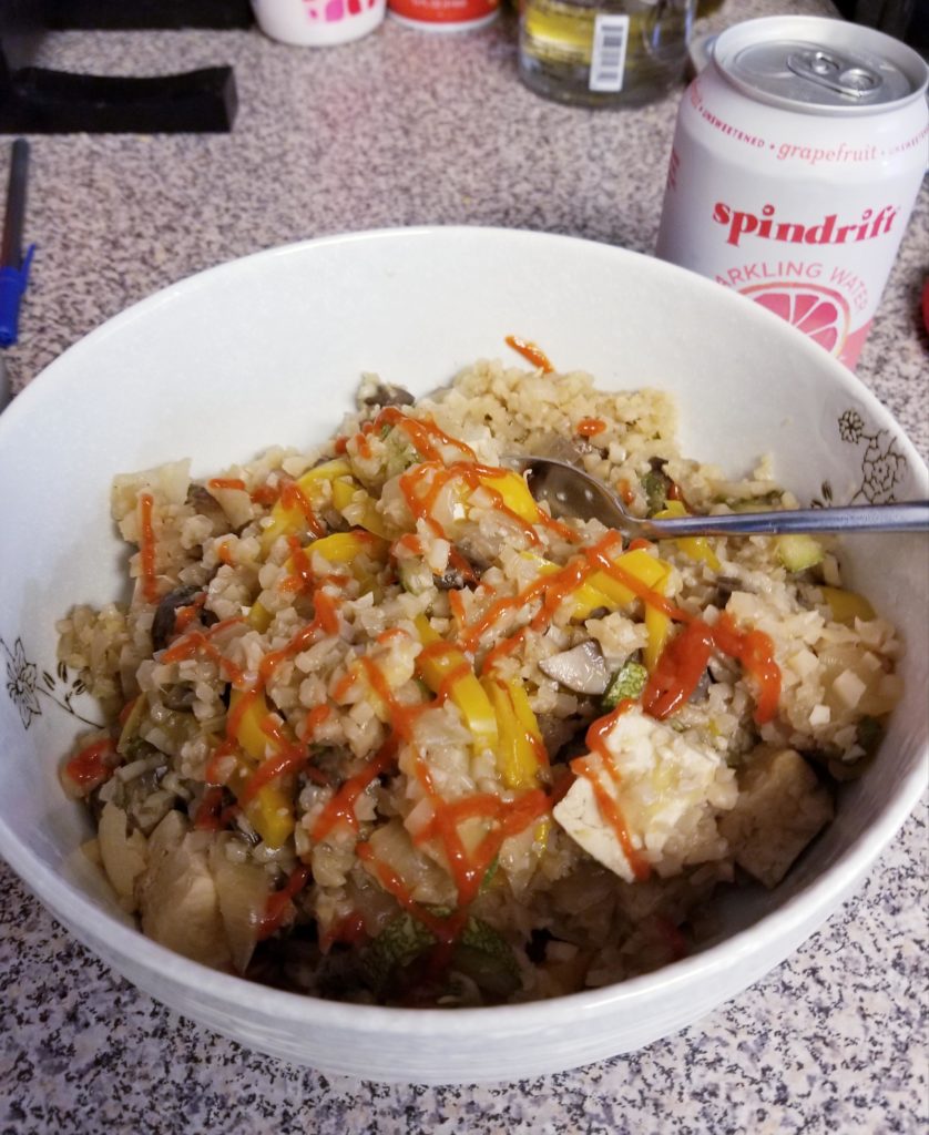 Love volume eating ❤ HUGE stir fry for 343 kcal