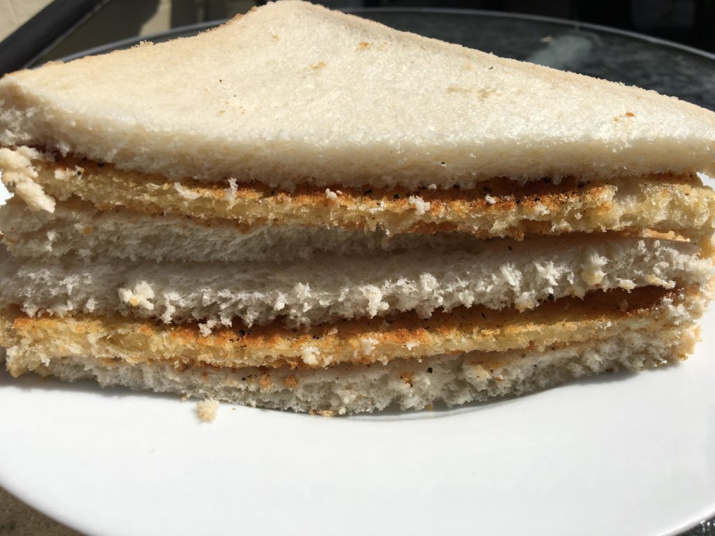 A British classic - toast sandwich