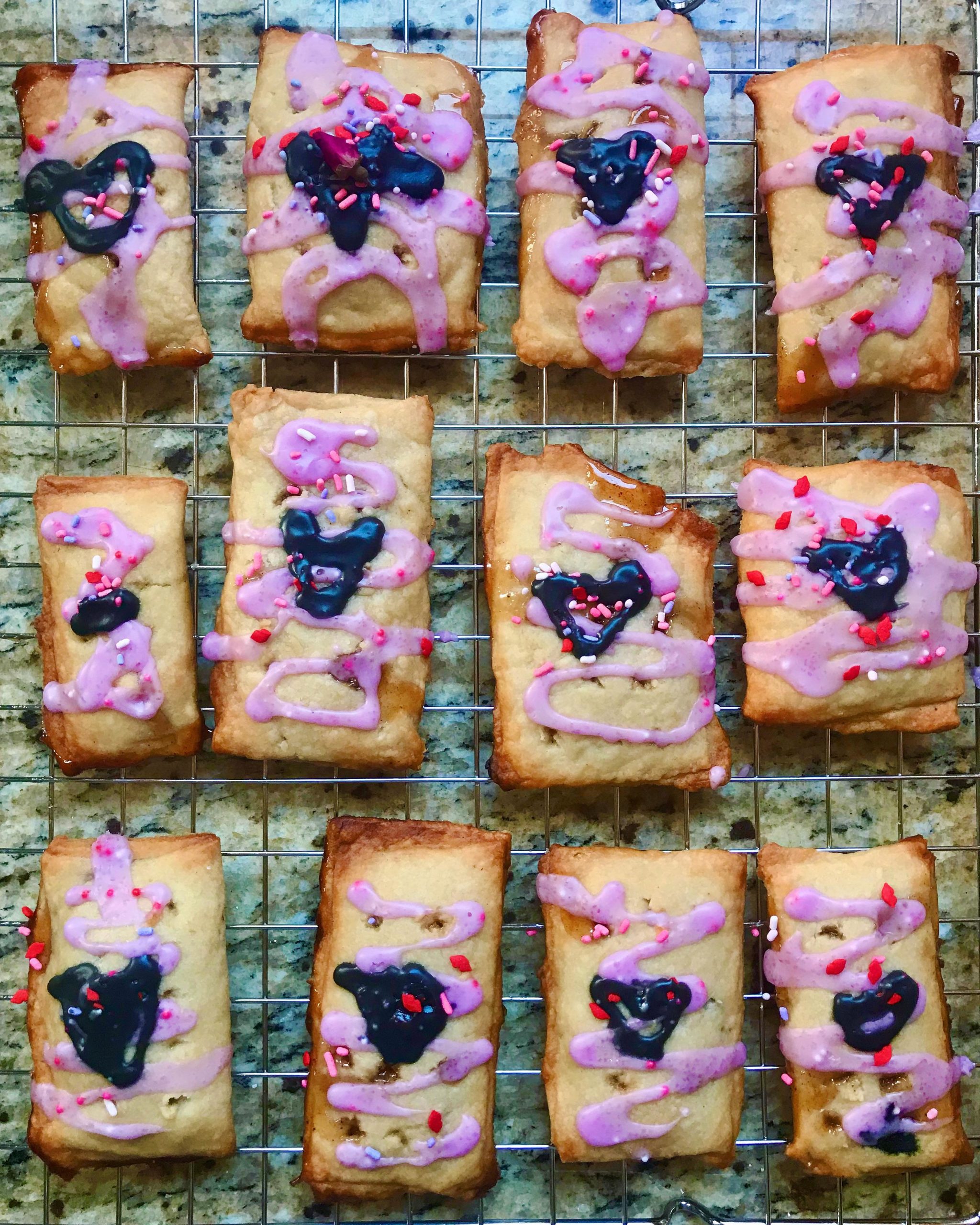 homemade vegan pop tarts ! icing is... not my specialty 😅 Dining and