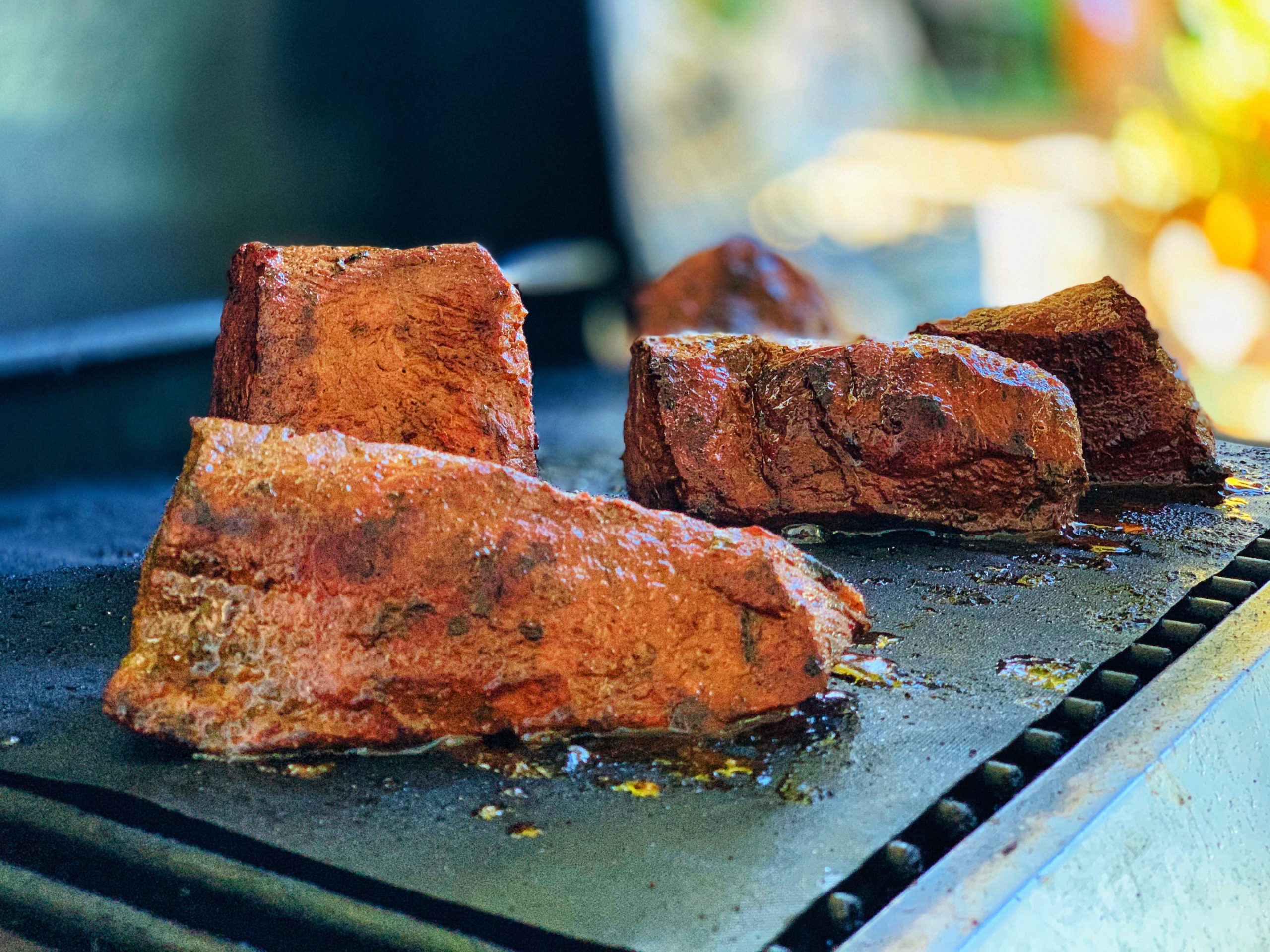 Did someone say steak? Top Sirloin Caps marinated for 2 days. Grilled