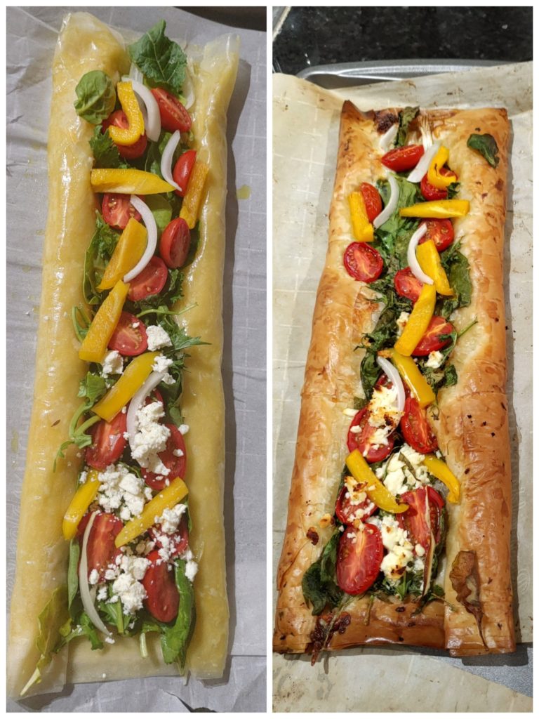 I made Phyllo dough pizza 🍕