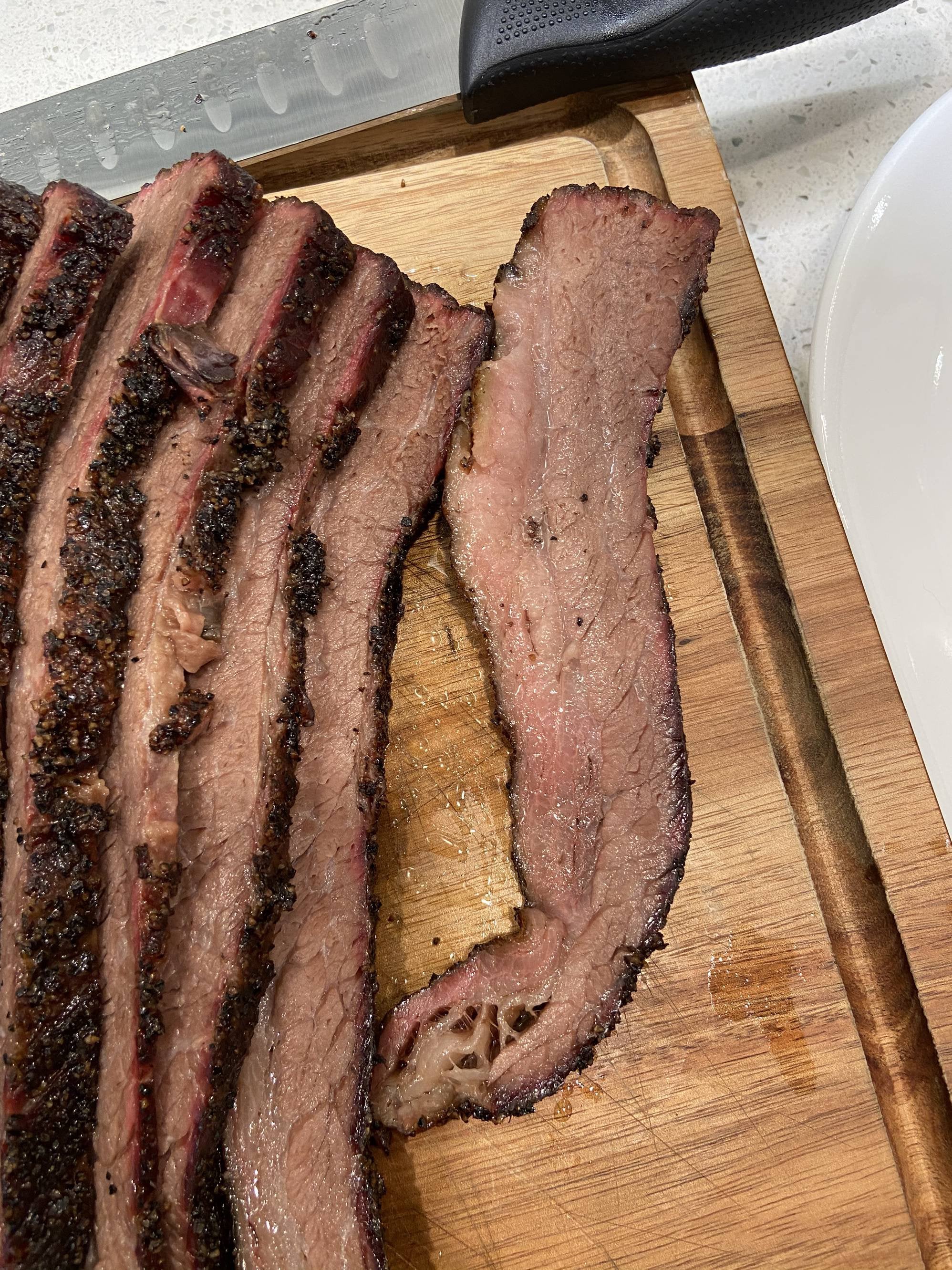 A little sous vide > er kettle brisket. Dining and Cooking