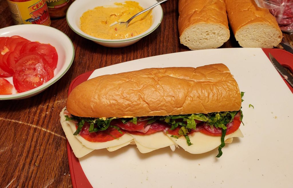 Homemade Italian Subs