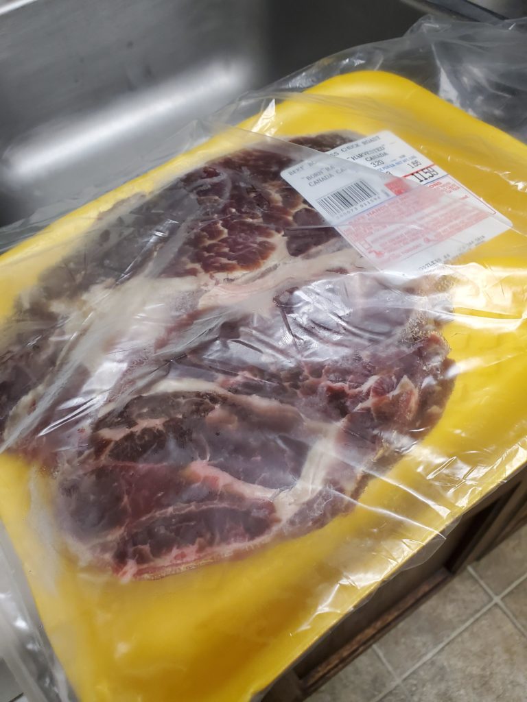 Steak turned a dark brown in the freezer. Is this normal. Is it safe to eat?