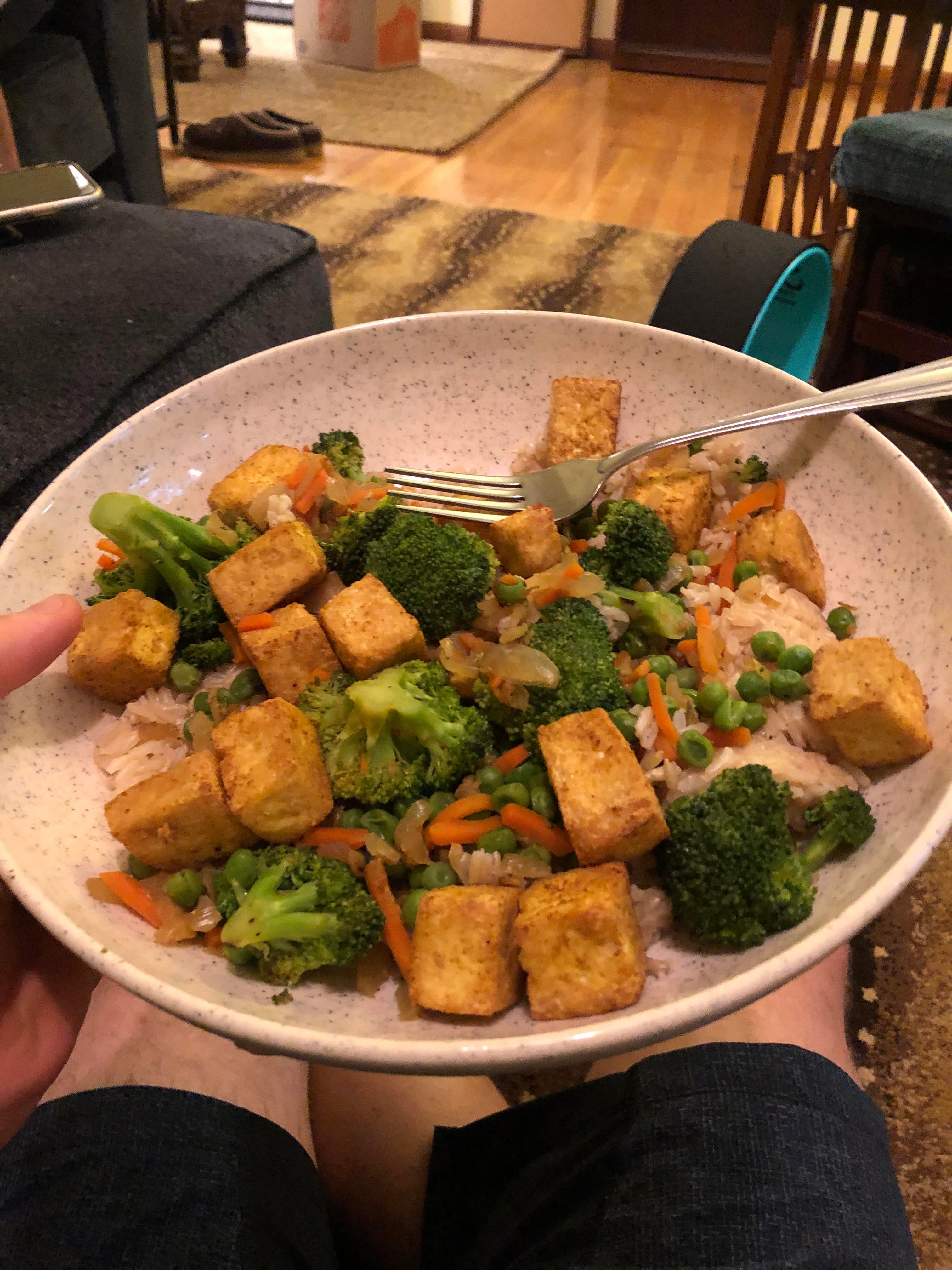 Classic tofu with fried rice! Dining and Cooking