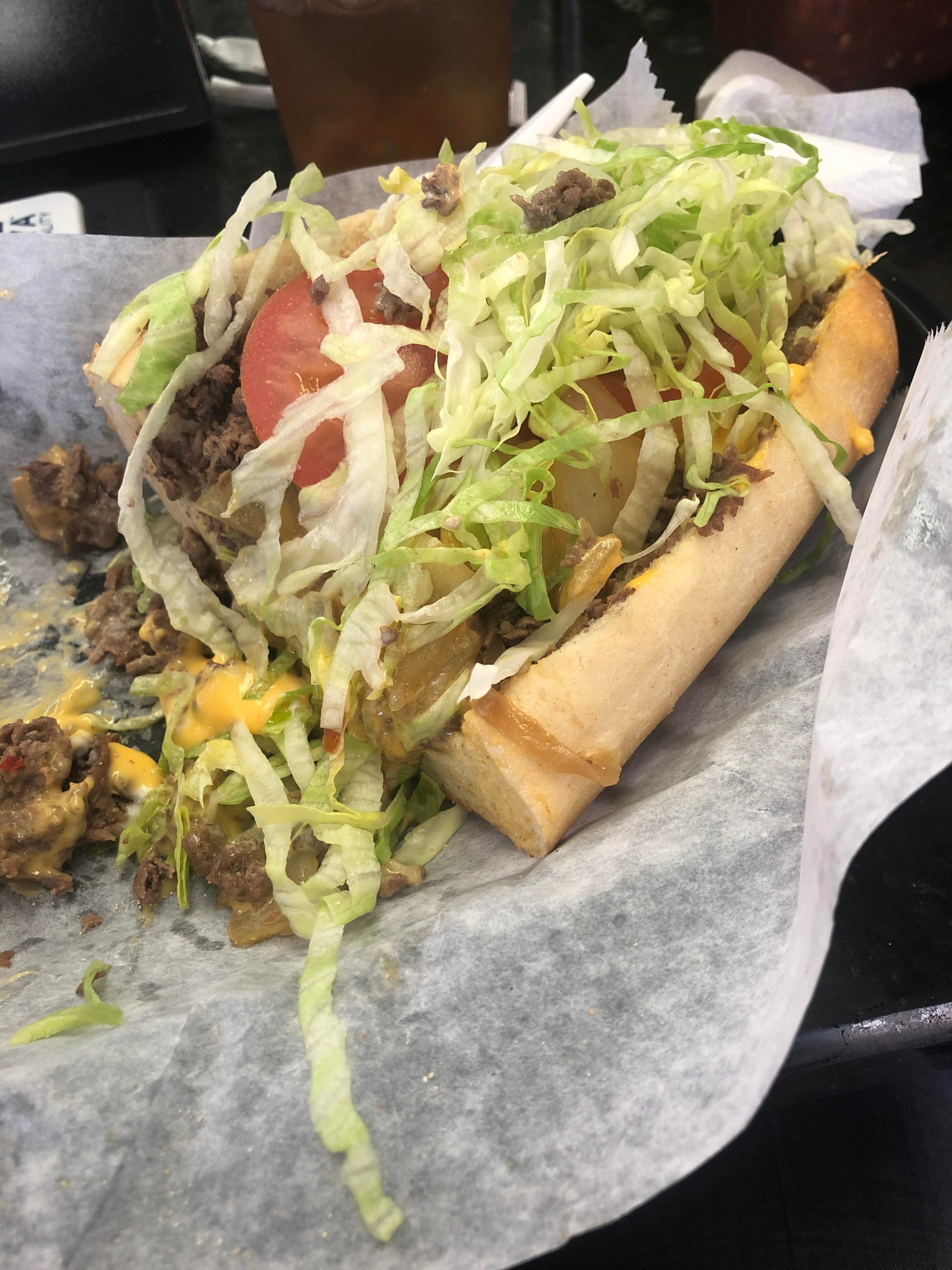 Cheesesteak from Dalessandro's Steaks Philadelphia, PA Dining and