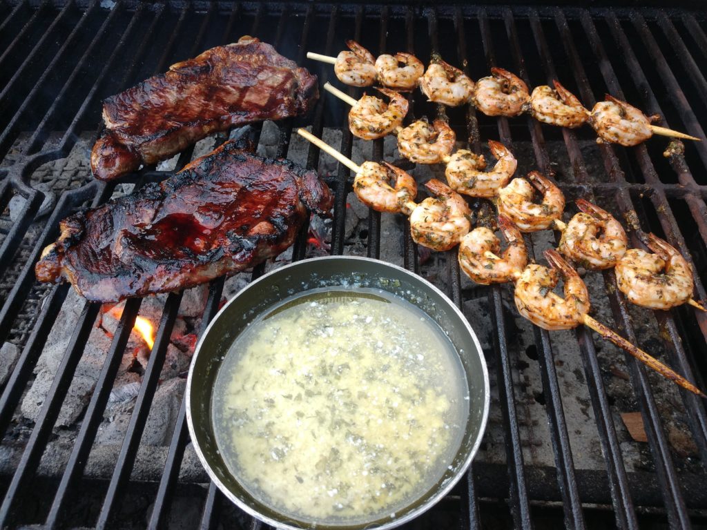 Surf and turf for dinner tonight