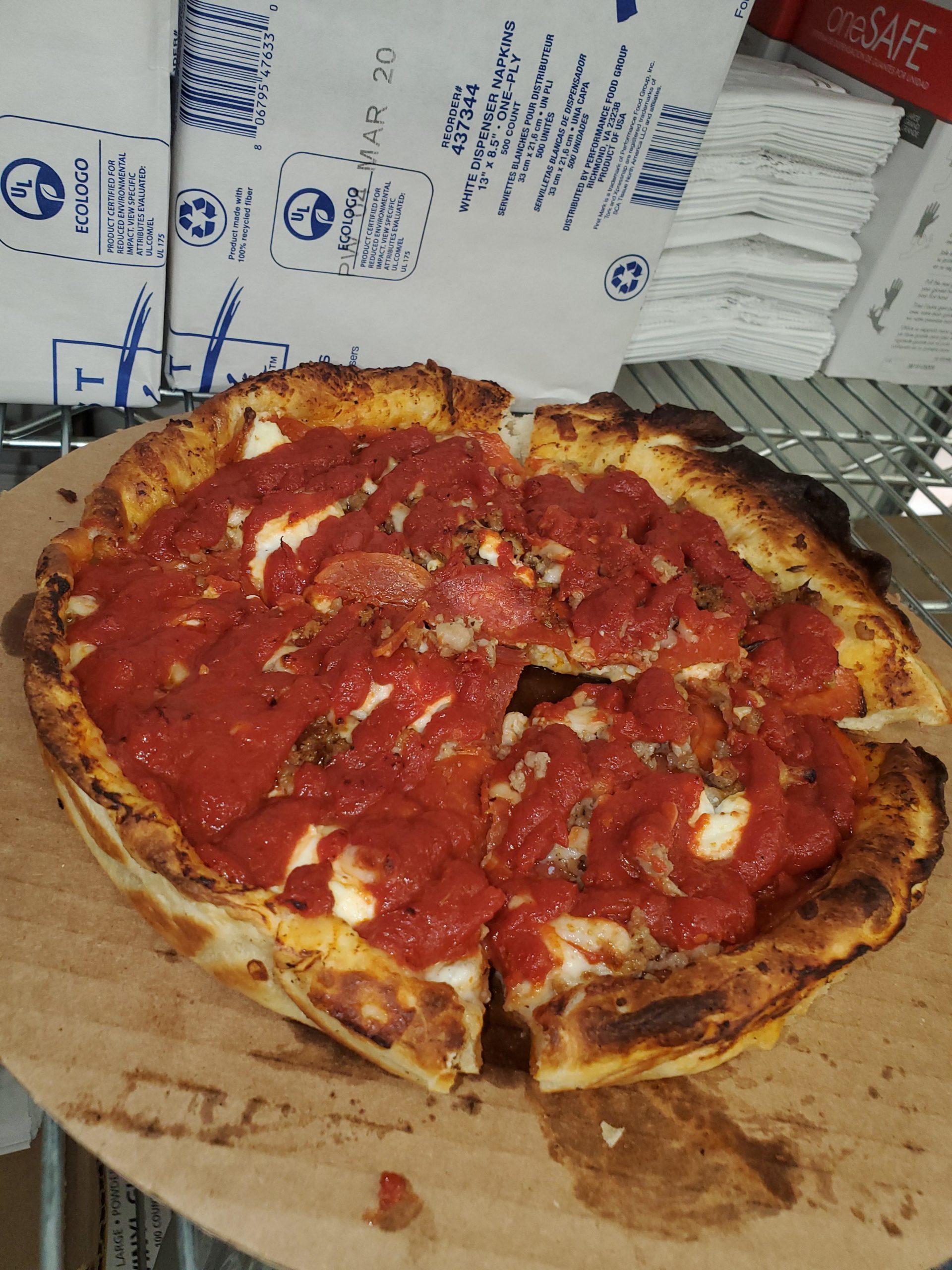 Utica NY Tomato Pie - Dining and Cooking