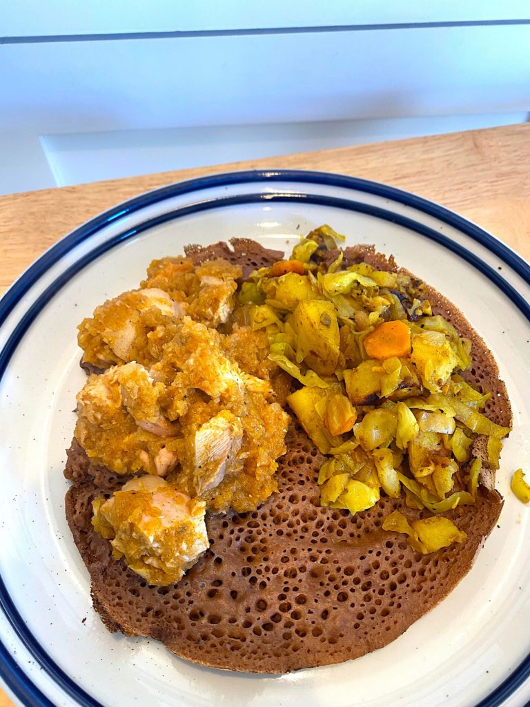 Doro Wat, Atakilt Wat, And Injera: All Homemade