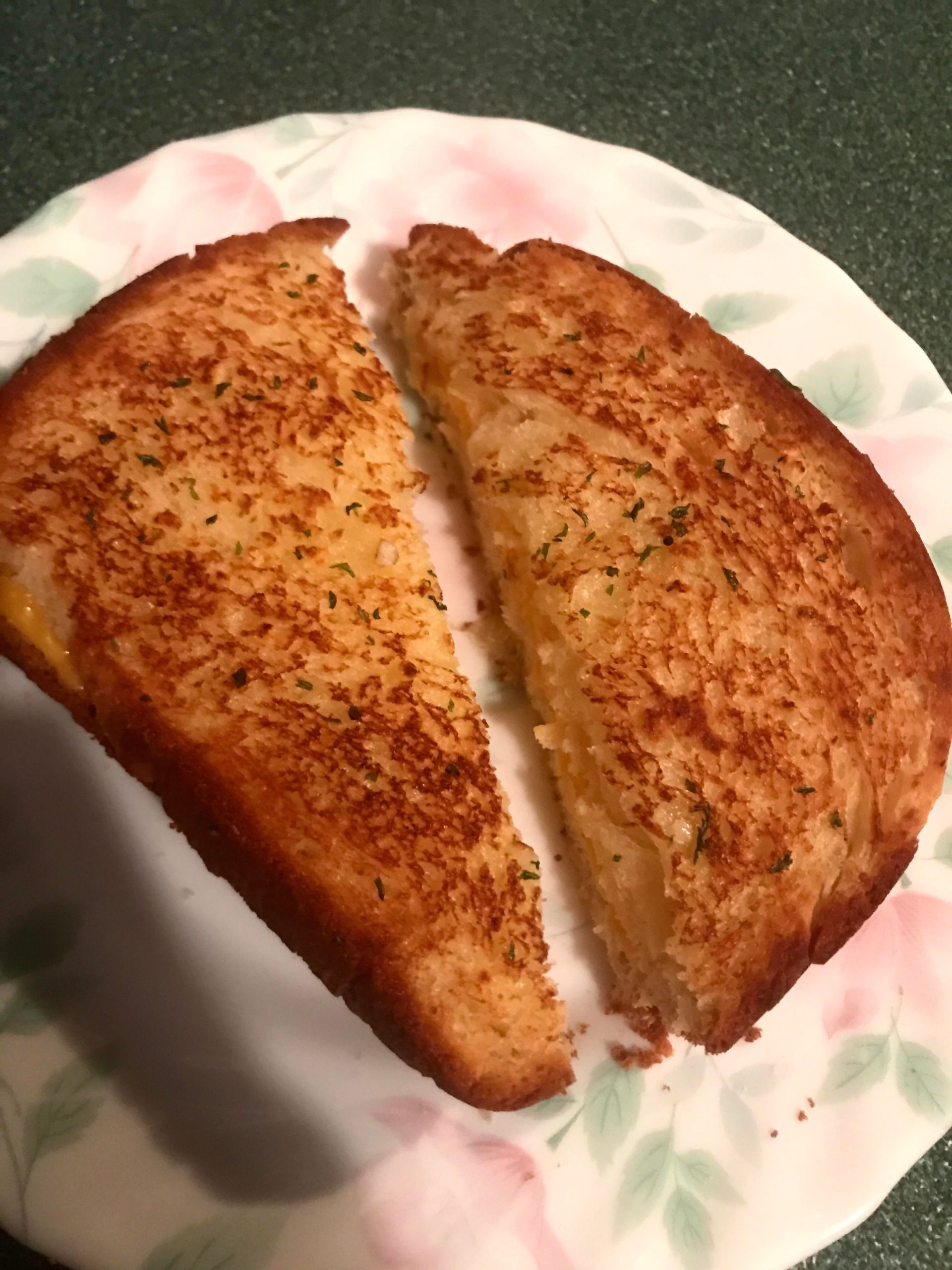 2 am garlic bread grilled cheese on homemade brioche Dining and Cooking