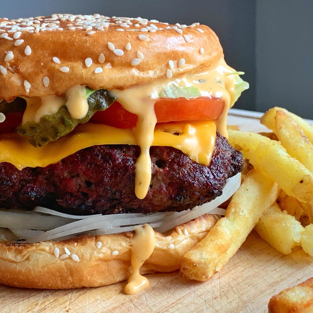 Big Fat Juicy Burger Dining and Cooking