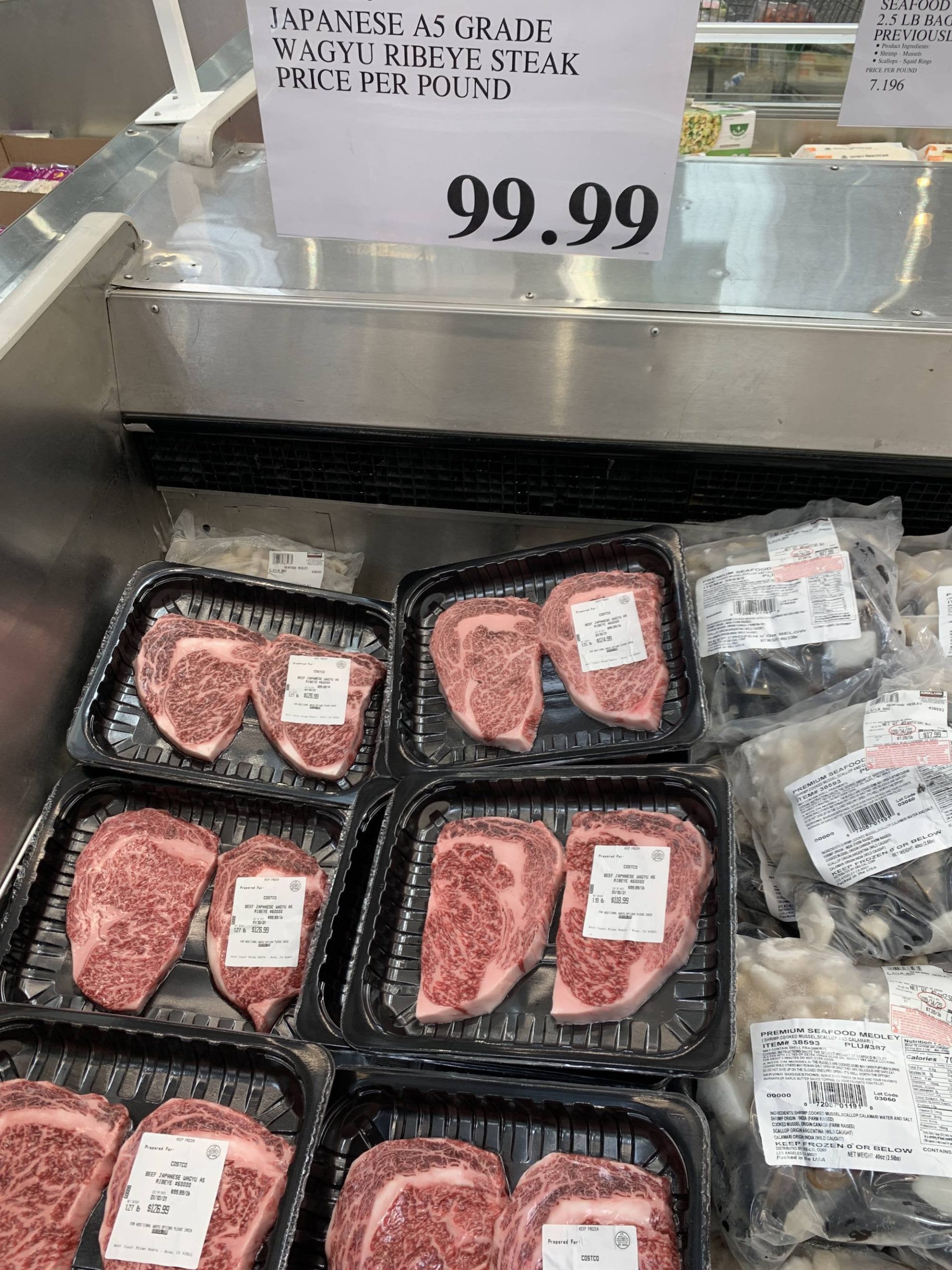 First time seeing A5 Wagyu at Costco Dining and Cooking