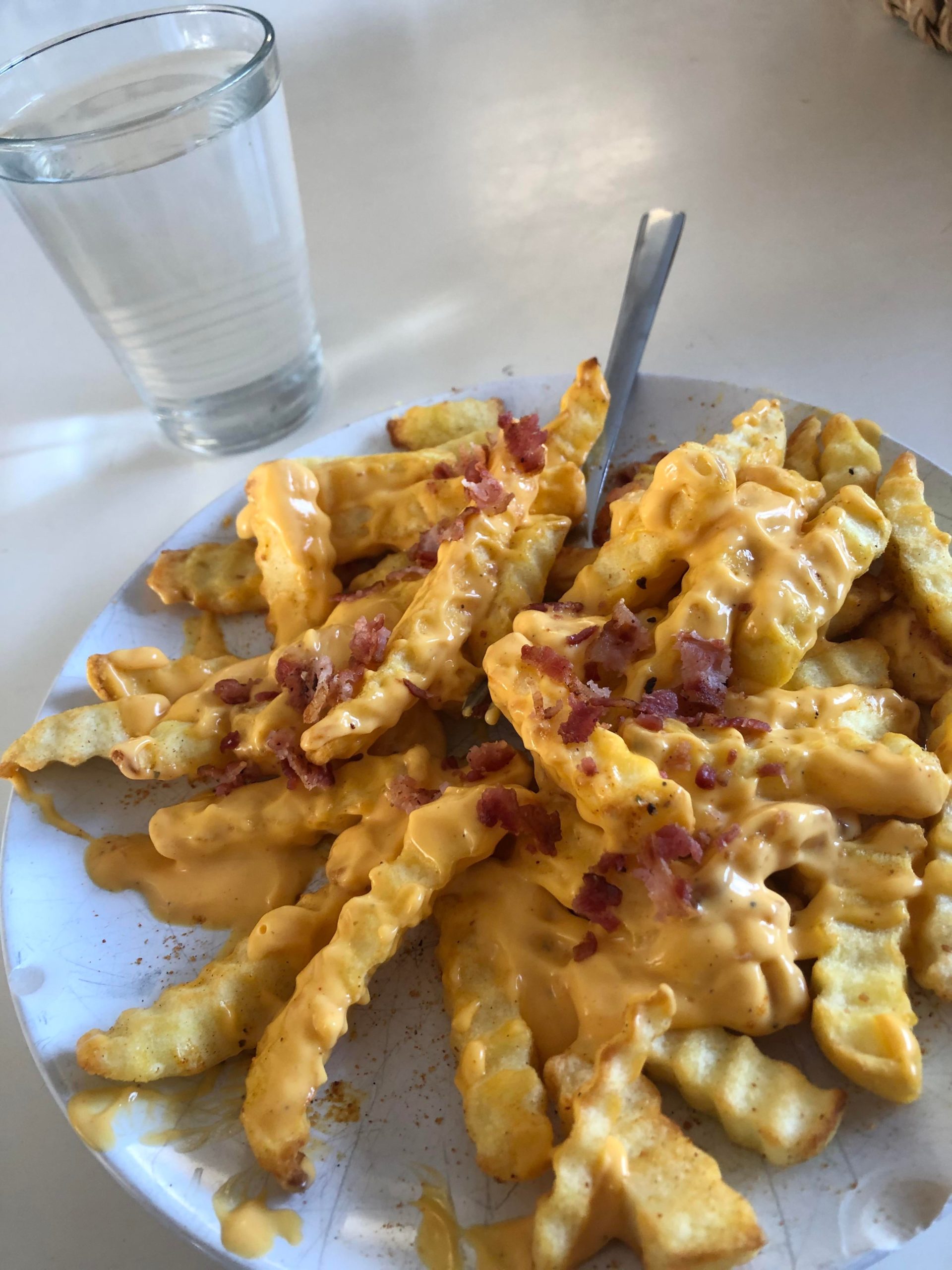life is great when you can have cheese & bacon curly fries for 312 calories! Dining and Cooking