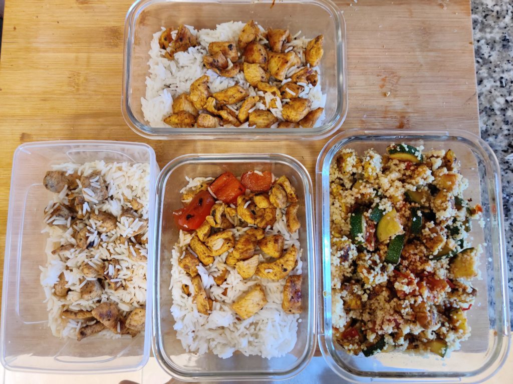 Getting used to meal prep and it feels amazing! Second week ready!