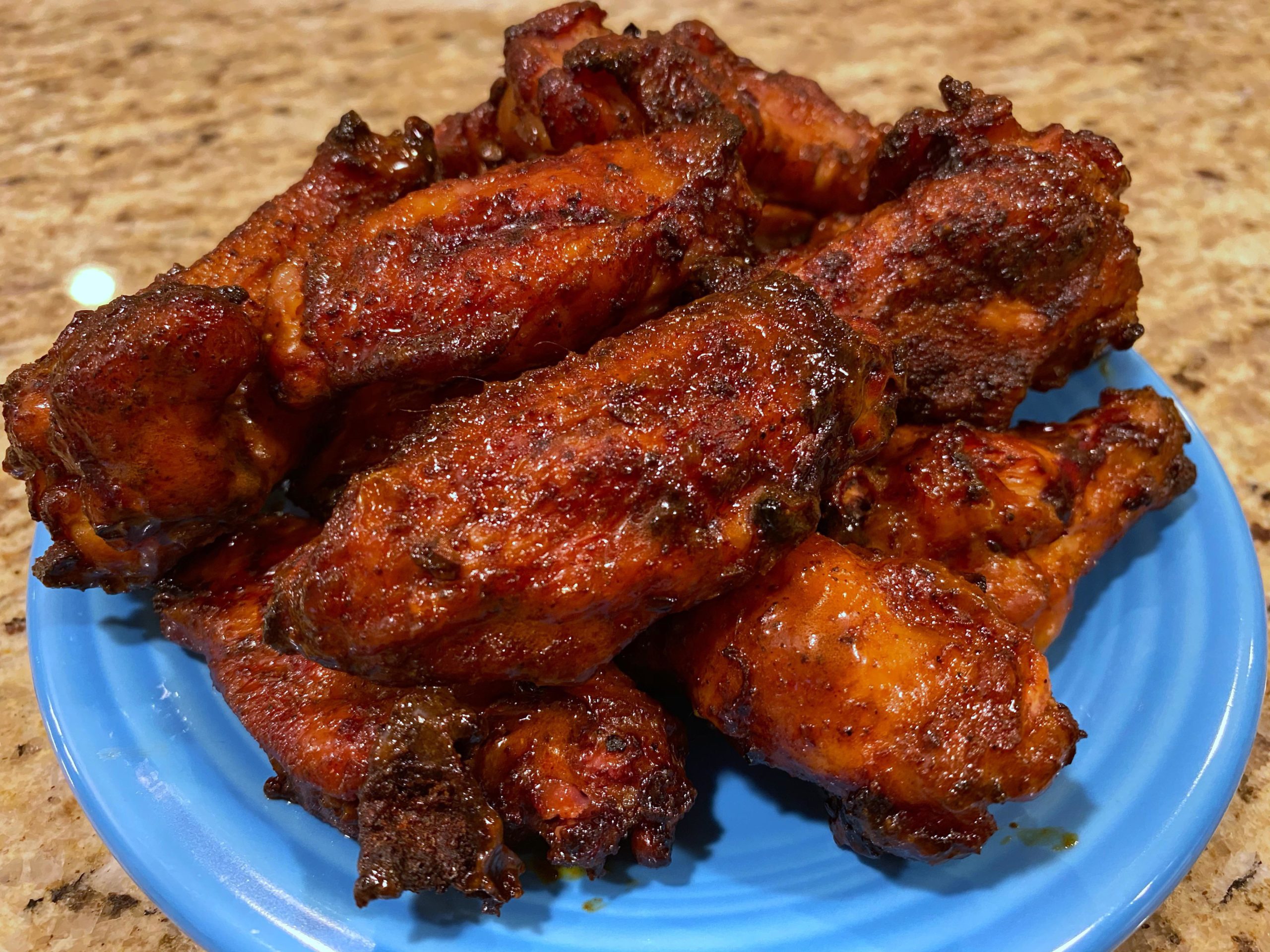 Grilled Buffalo Wings off my er Performer Dining and Cooking