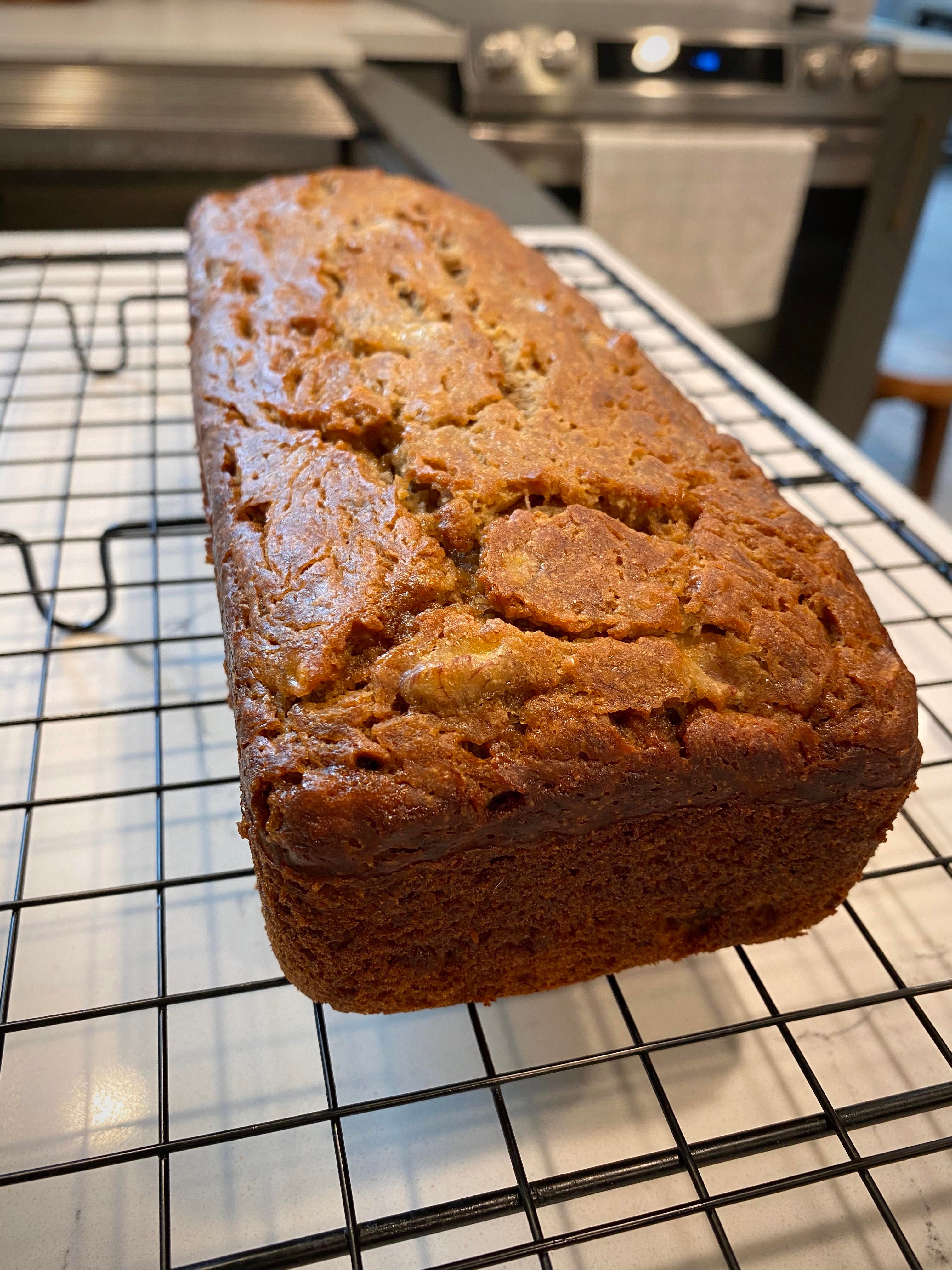 Just Discovered Reddit This Is Of My Very First Bread Banana Bread Dining And Cooking