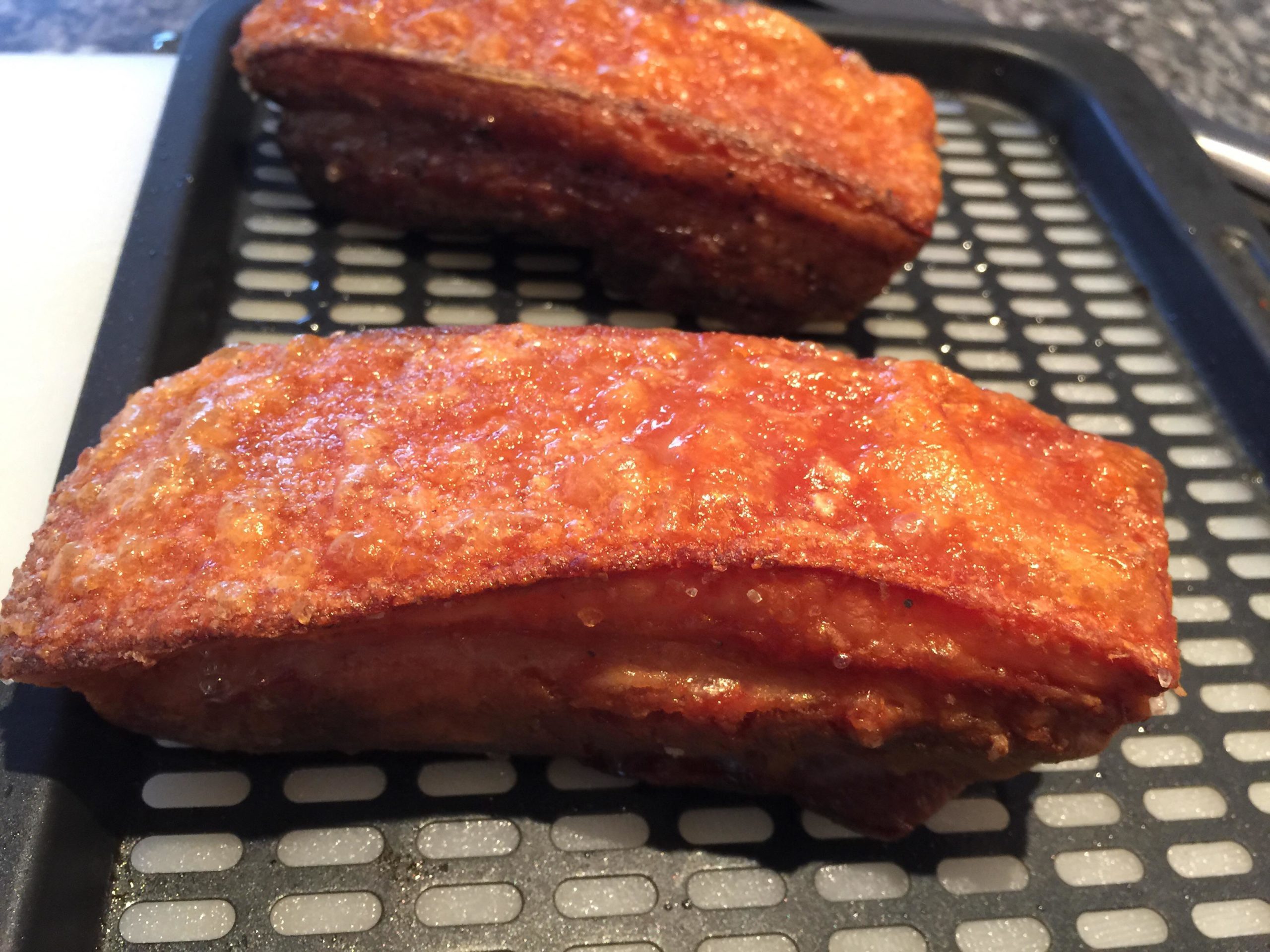 36 hours at 145 and Chinese style crispy skin pork belly. Best thing I