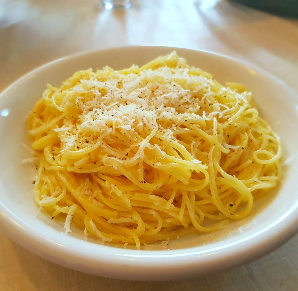 Capellini al Limone! Never thought that pasta and lemons could go so well together