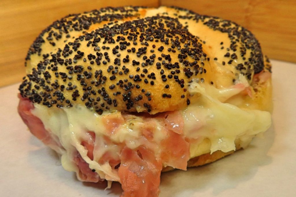 Gramma Max's Hot Ham and Swiss at Tucci's Southside Subs, ATX.