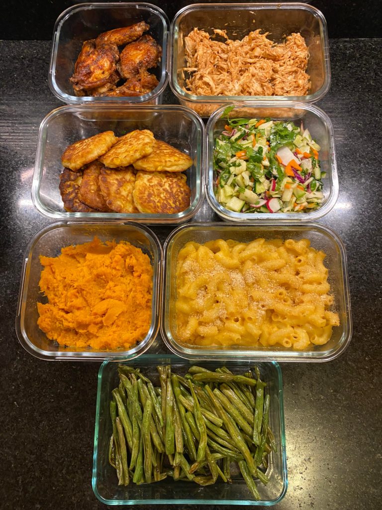 BBQ buffet meal prep for the week!