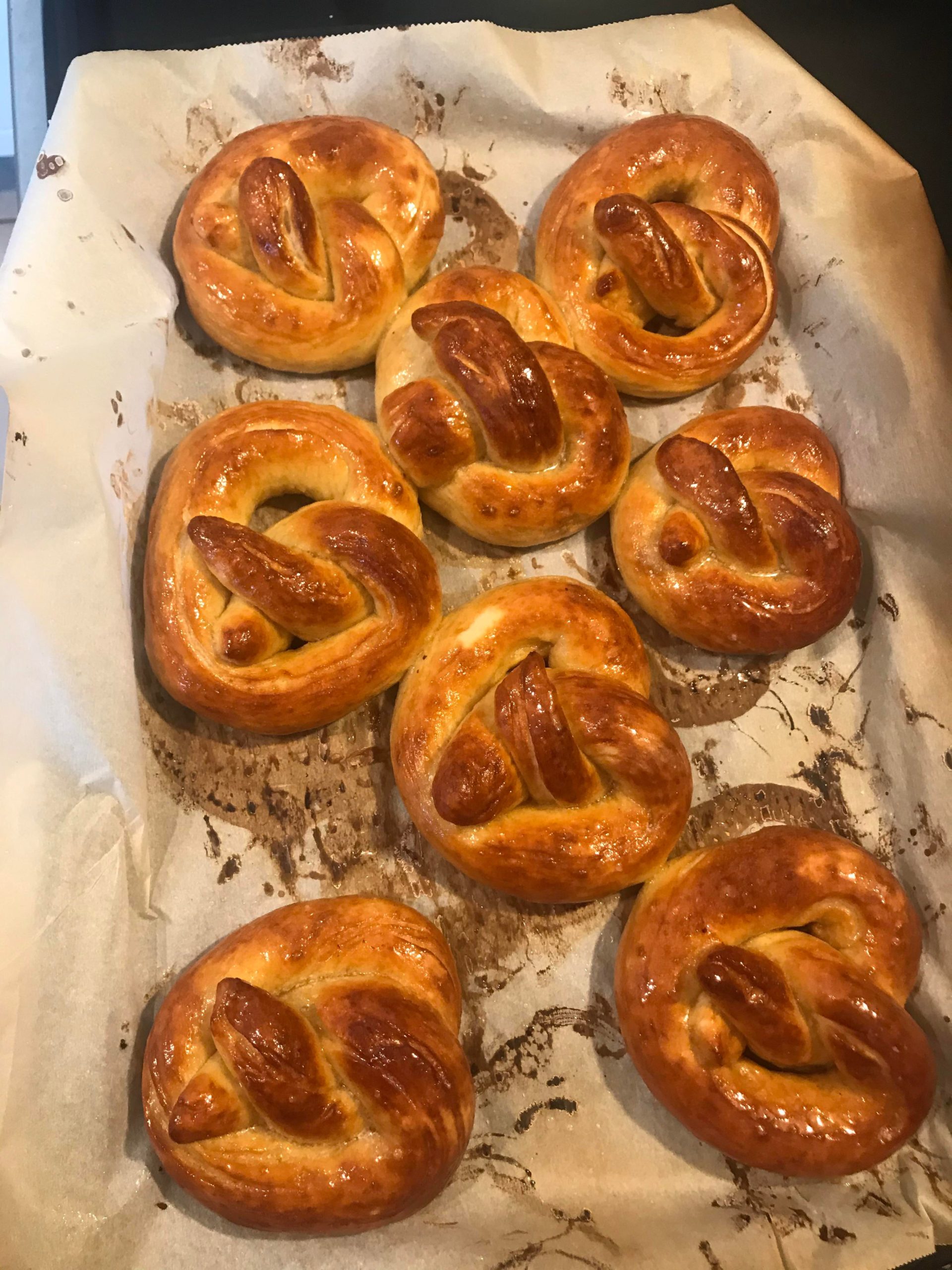 King Arthur Flour pretzel recipe. Dining and Cooking