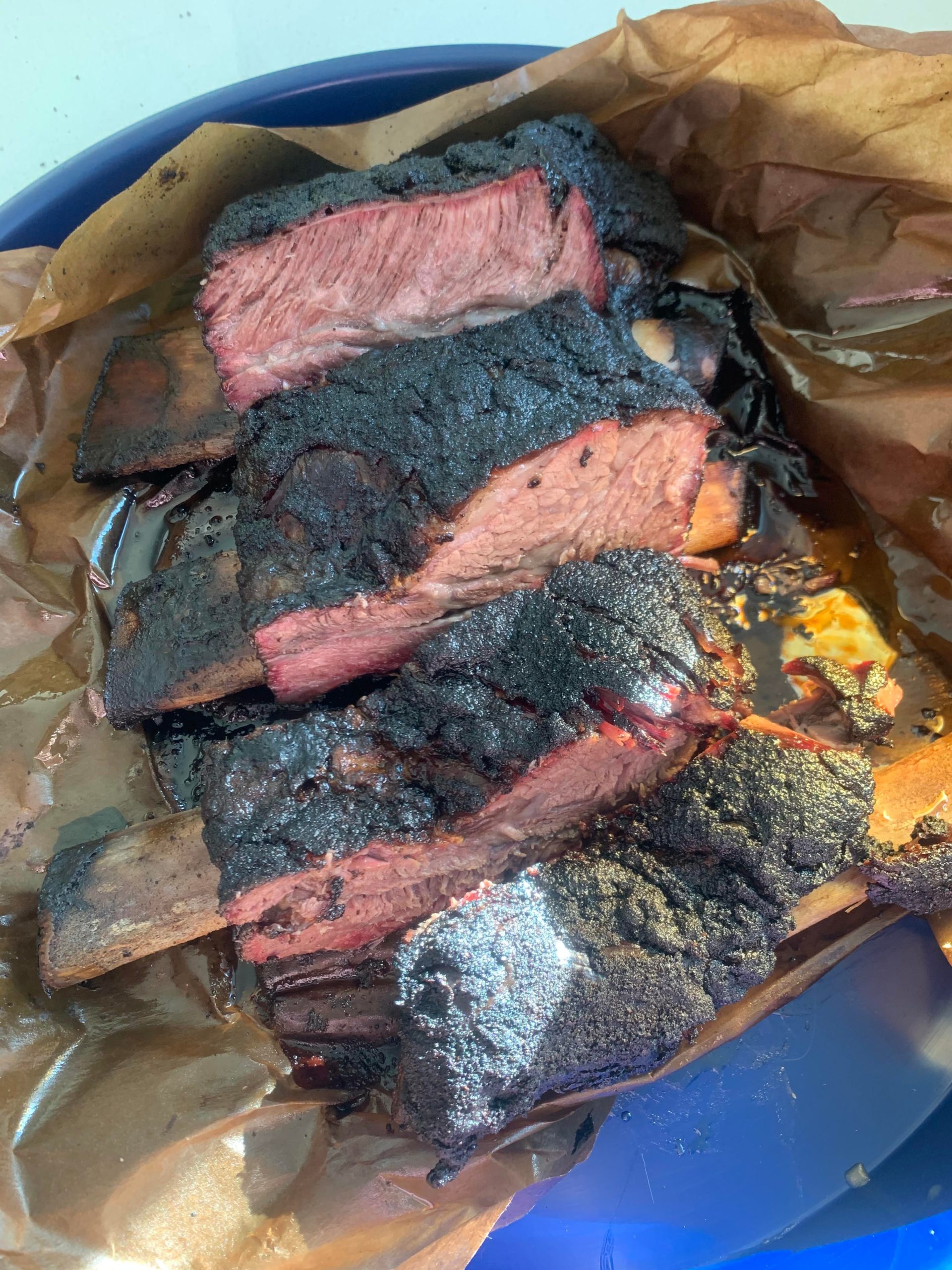 (Xpost) made some beef ribs on the er kettle Dining and Cooking